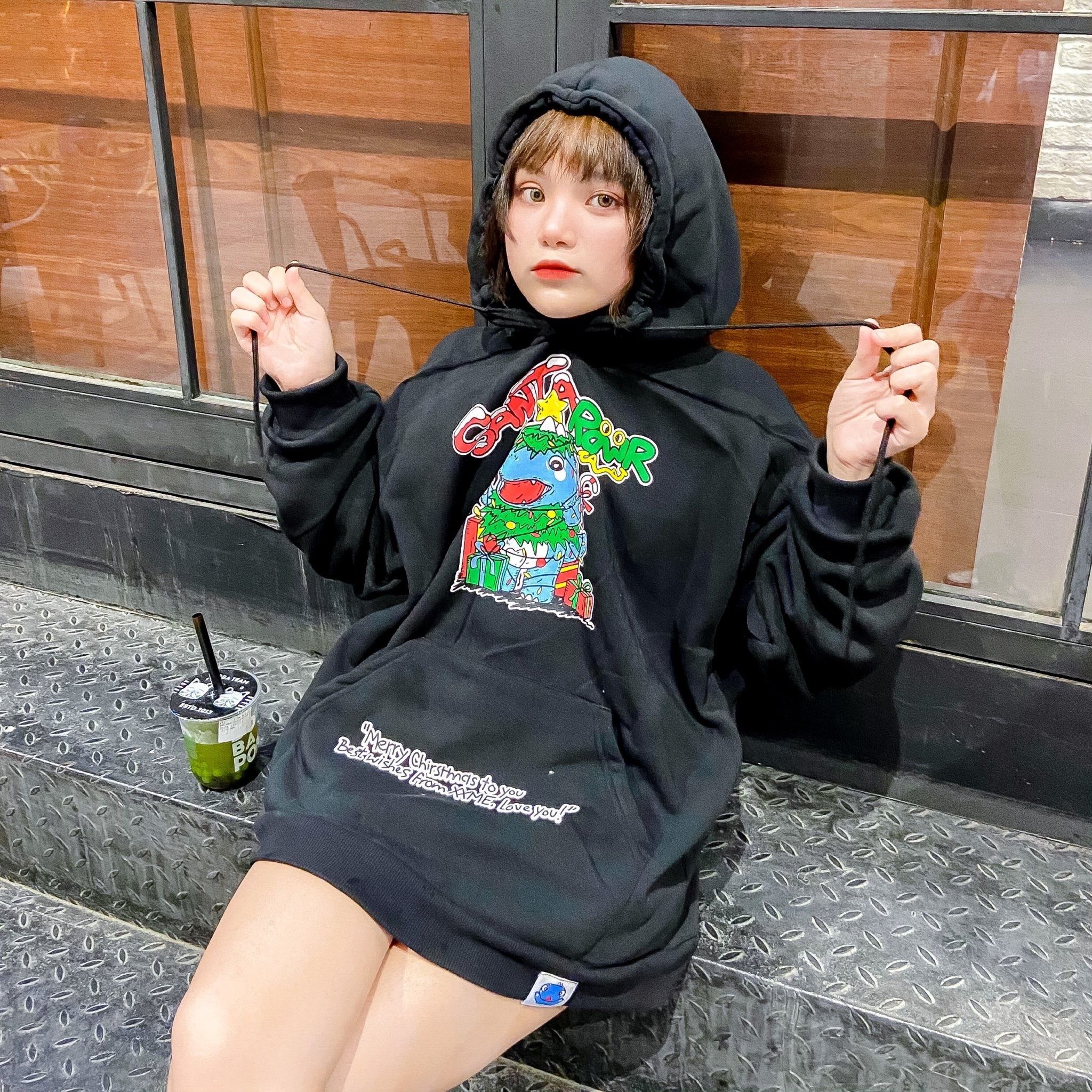 < Phiên bản giới hạn đặc biệt > RAWR Xmas Hoodie - Black