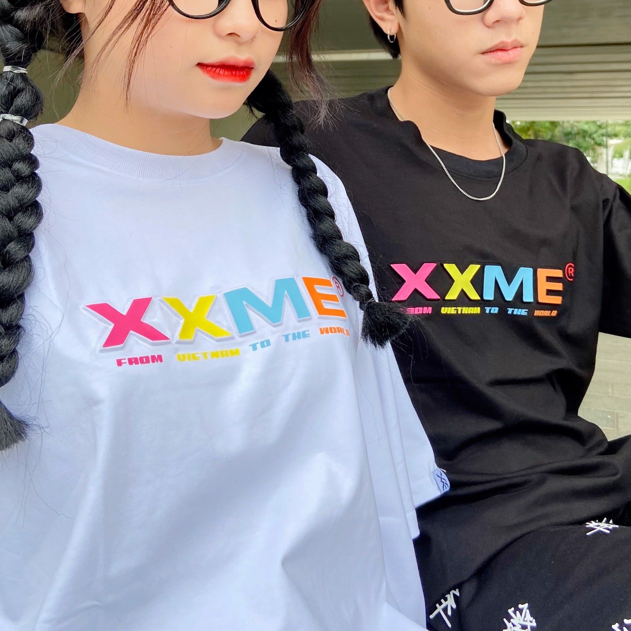 Áo Thun 3D Color XXME Tee - White