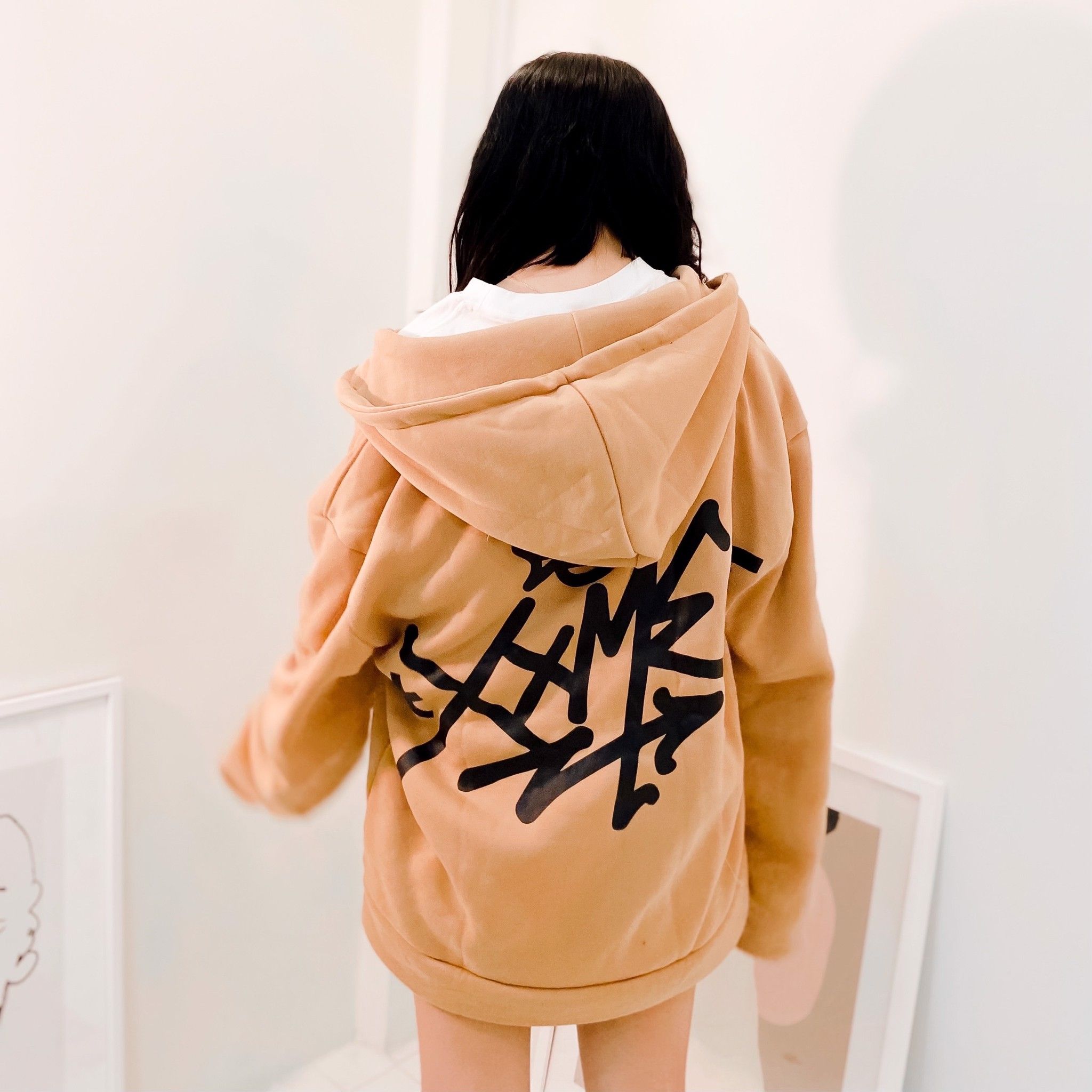 Icon Hoodie Zip up - Cacao