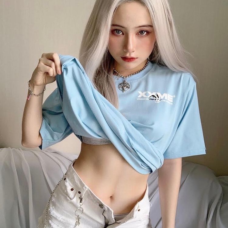 Twist Logo Tshirt - Baby Blue