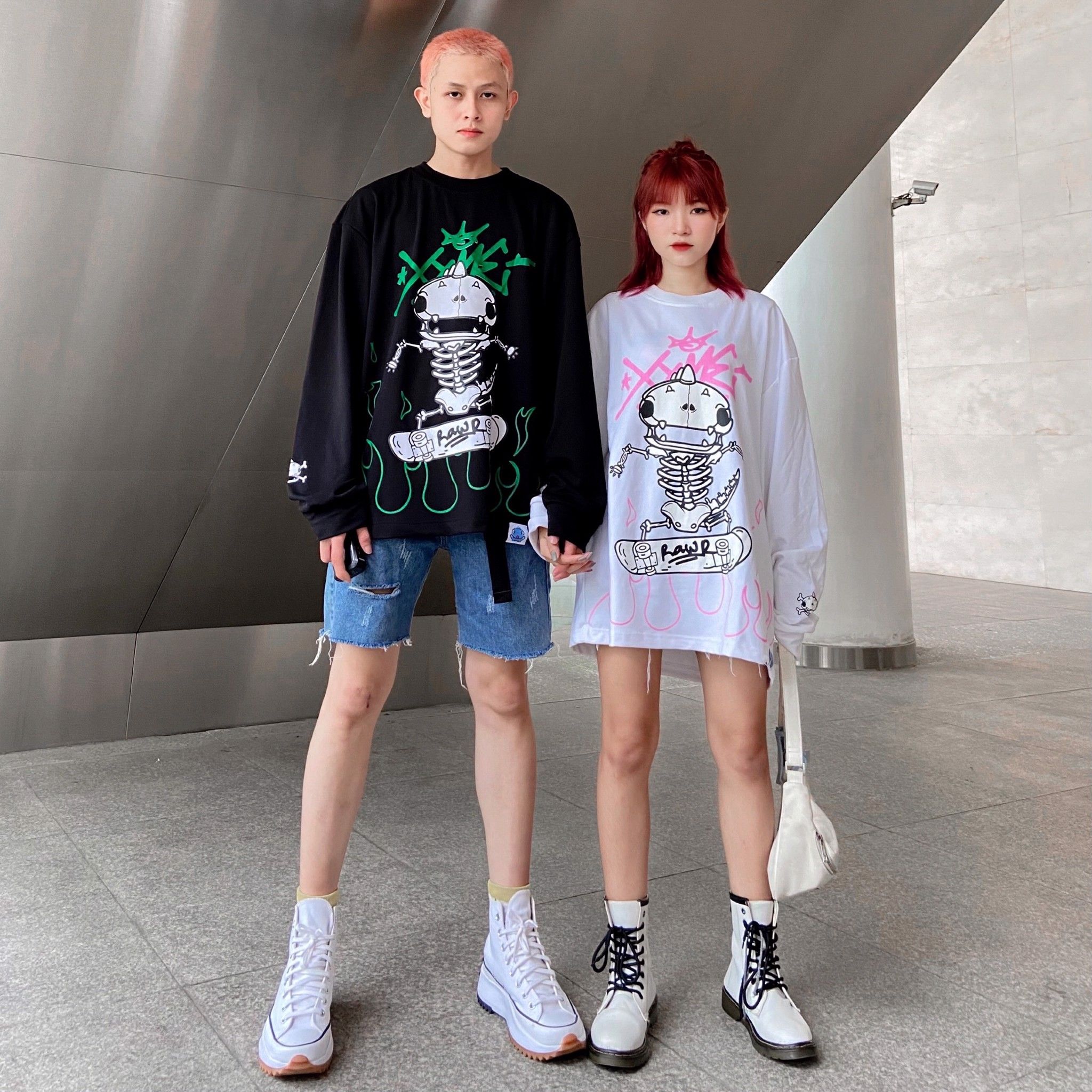 Inside RAWR Sweater - White
