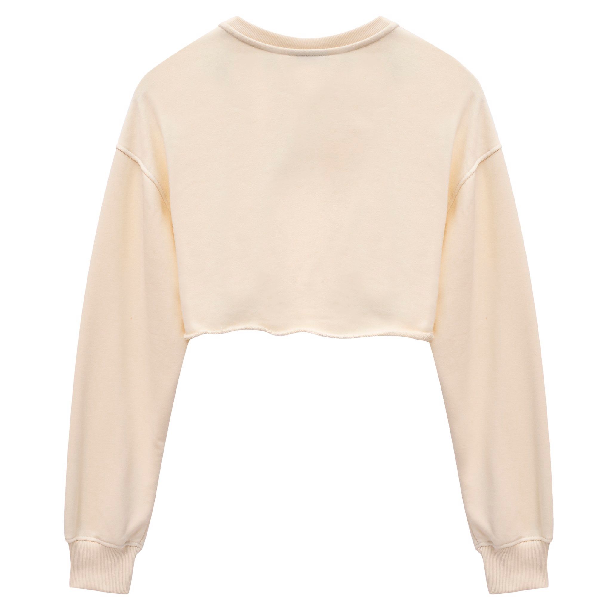  Áo Croptop Academy - Beige 