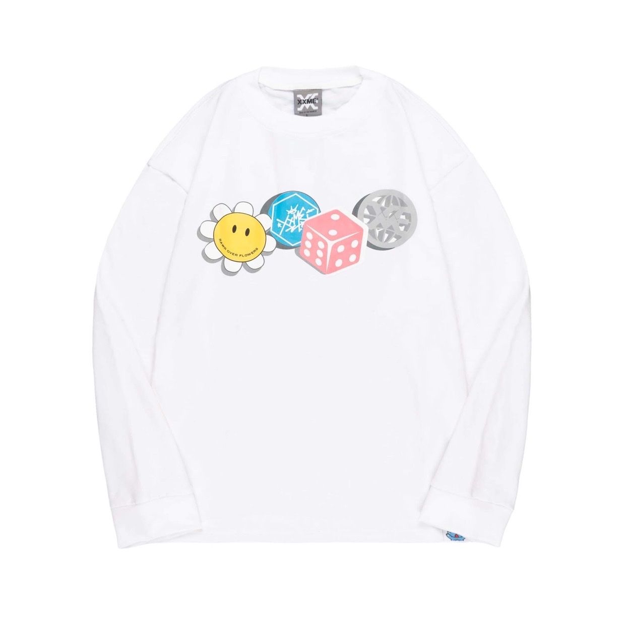 Lucky Four Sweater - White