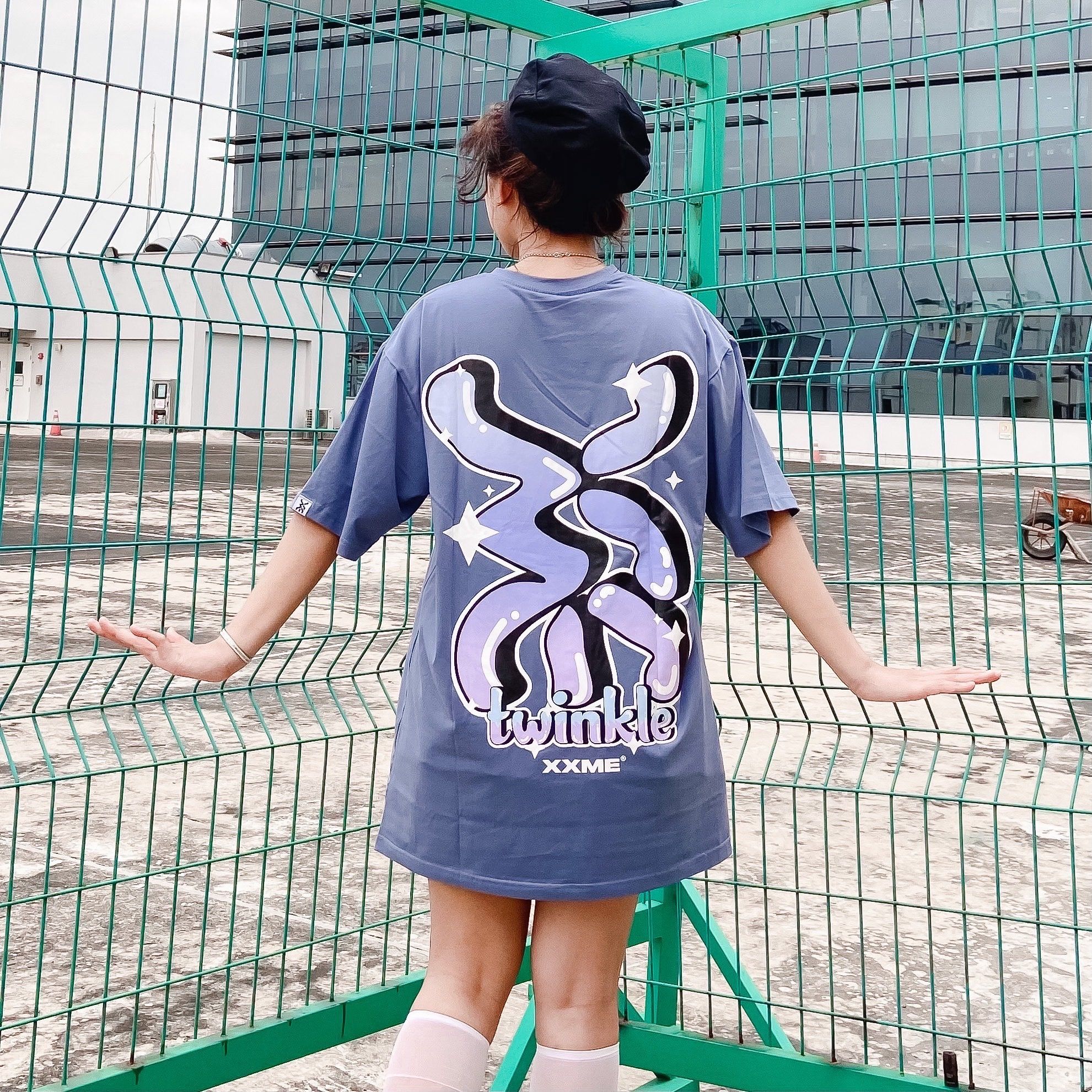 Áo Thun Big Logo Twinkle Tshirt - Steel