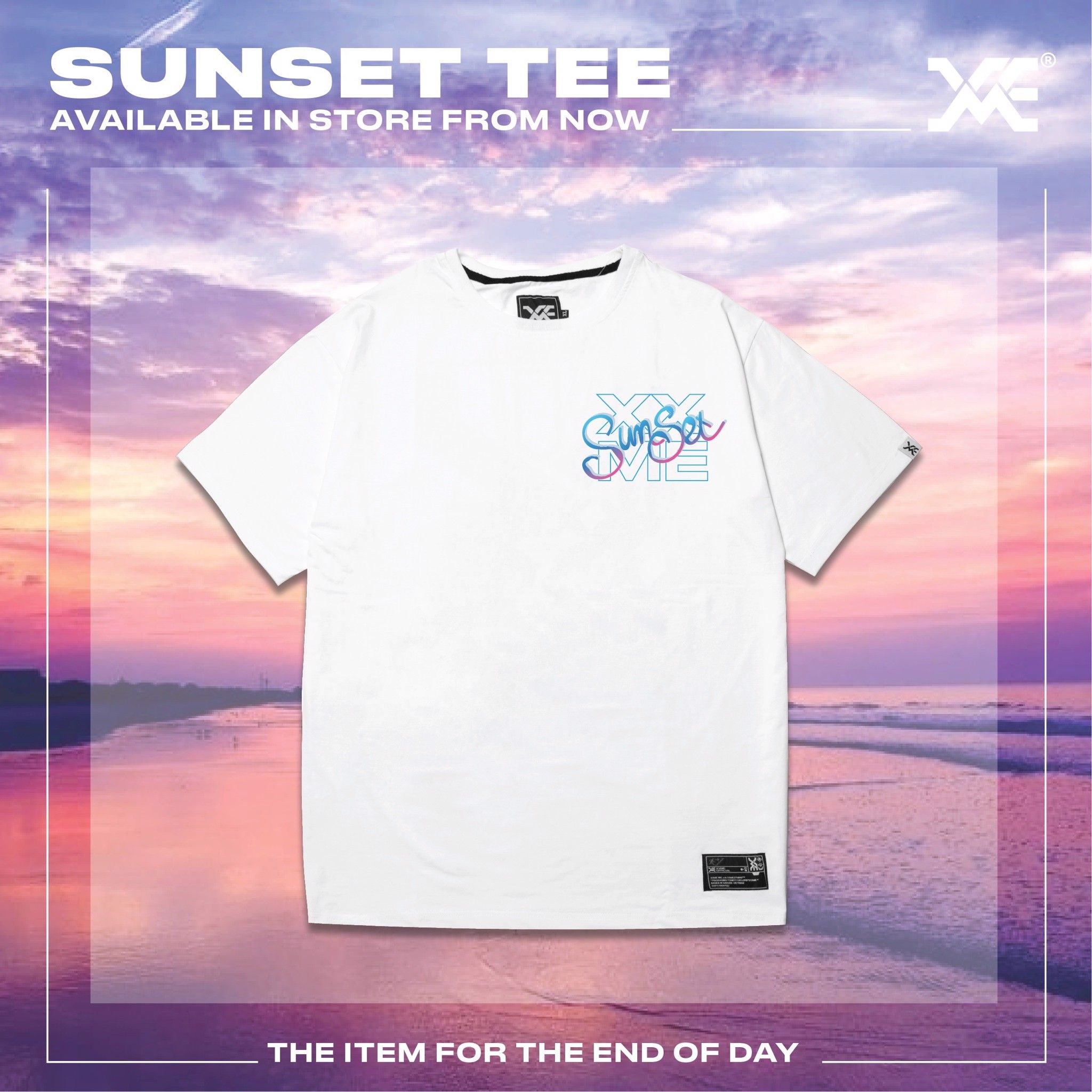  SUNSET Tshirt - WHITE 