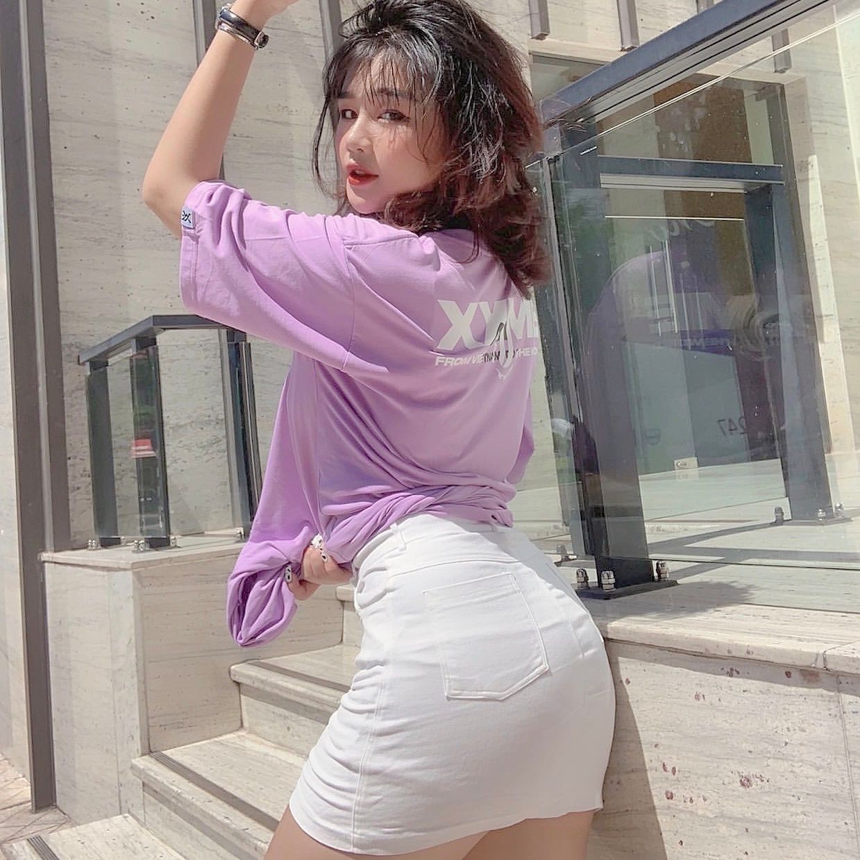 Twist Logo Tshirt - Purple