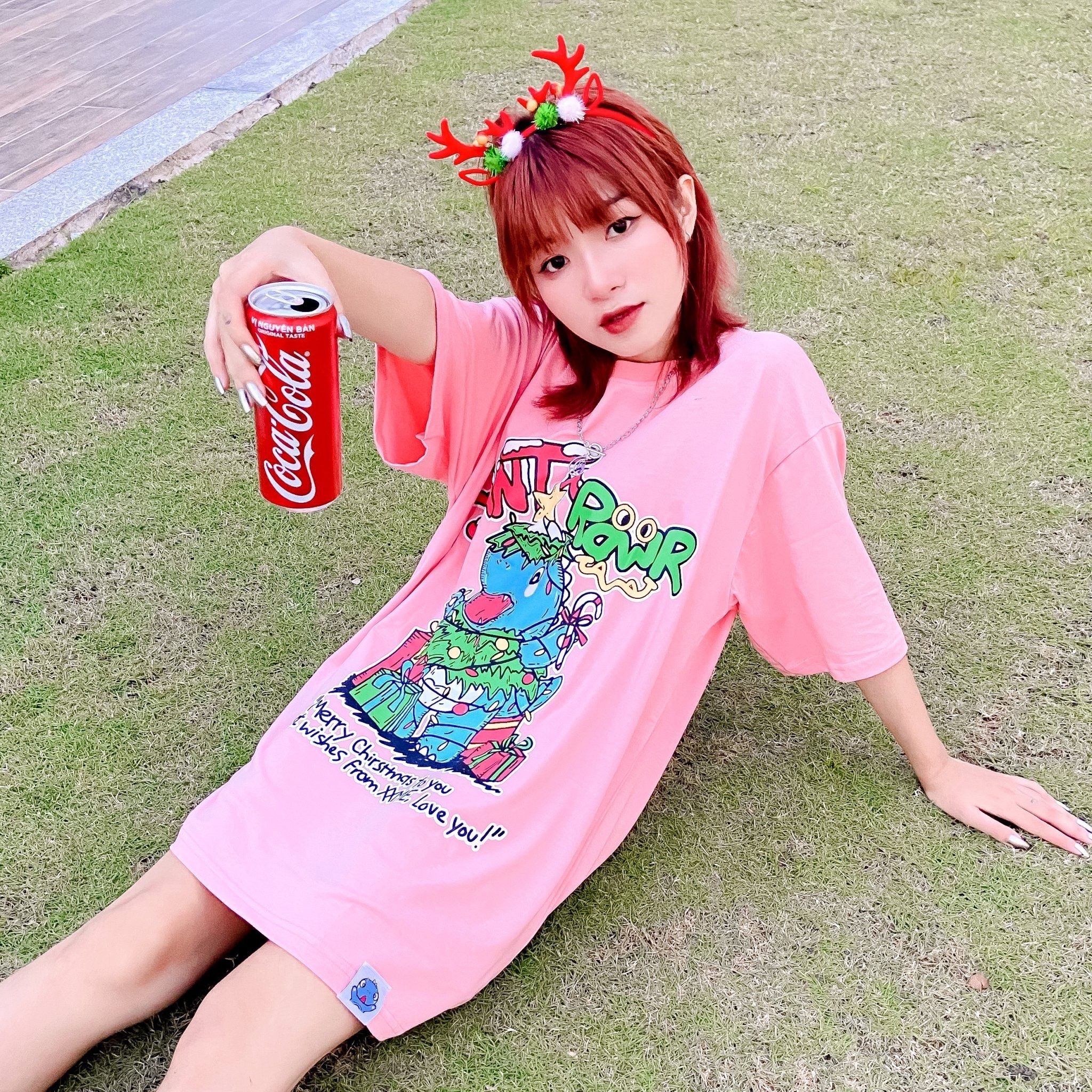Áo Thun RAWR Xmas Tee - Pink