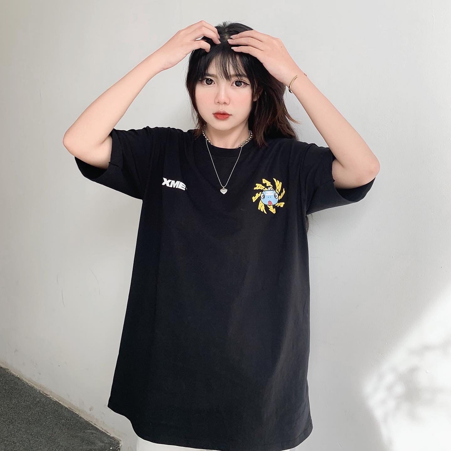 Áo Thun RAWR Circle Tshirt - Black