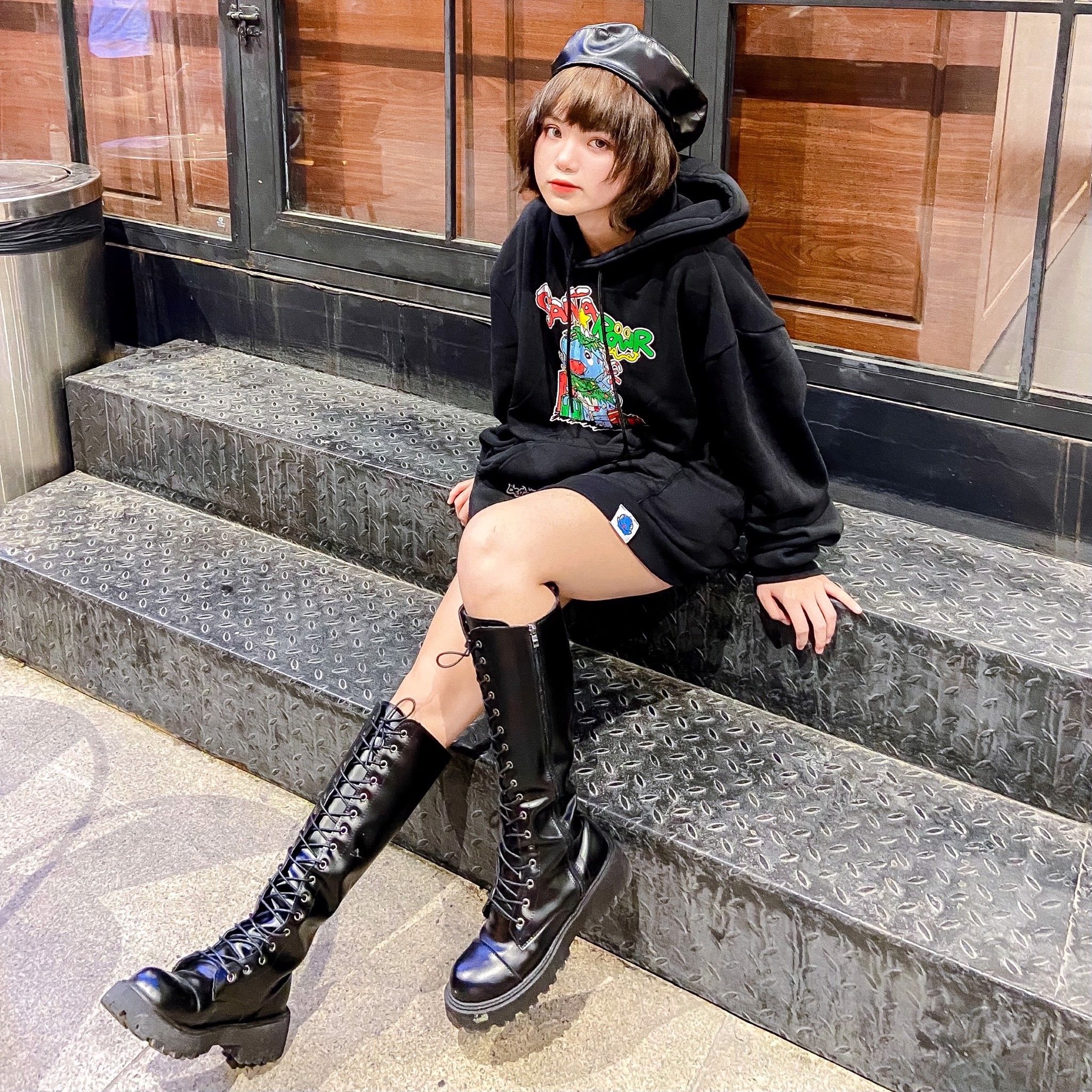< Phiên bản giới hạn đặc biệt > RAWR Xmas Hoodie - Black
