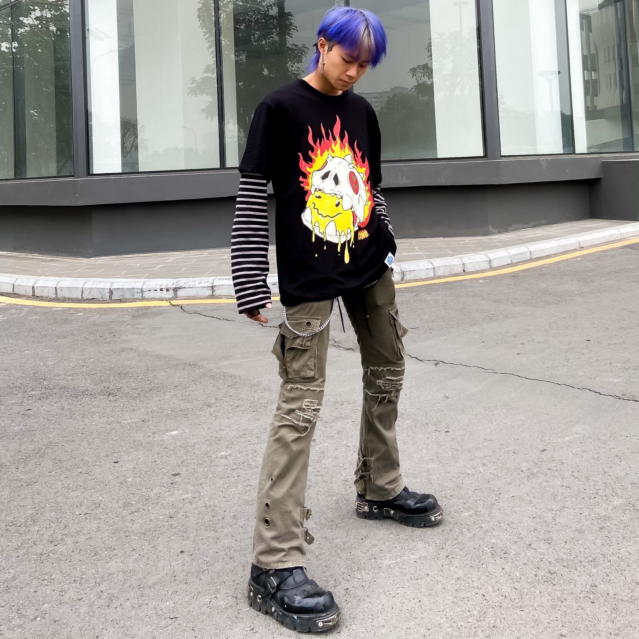X-RAY RAWR Smile Tee - Black