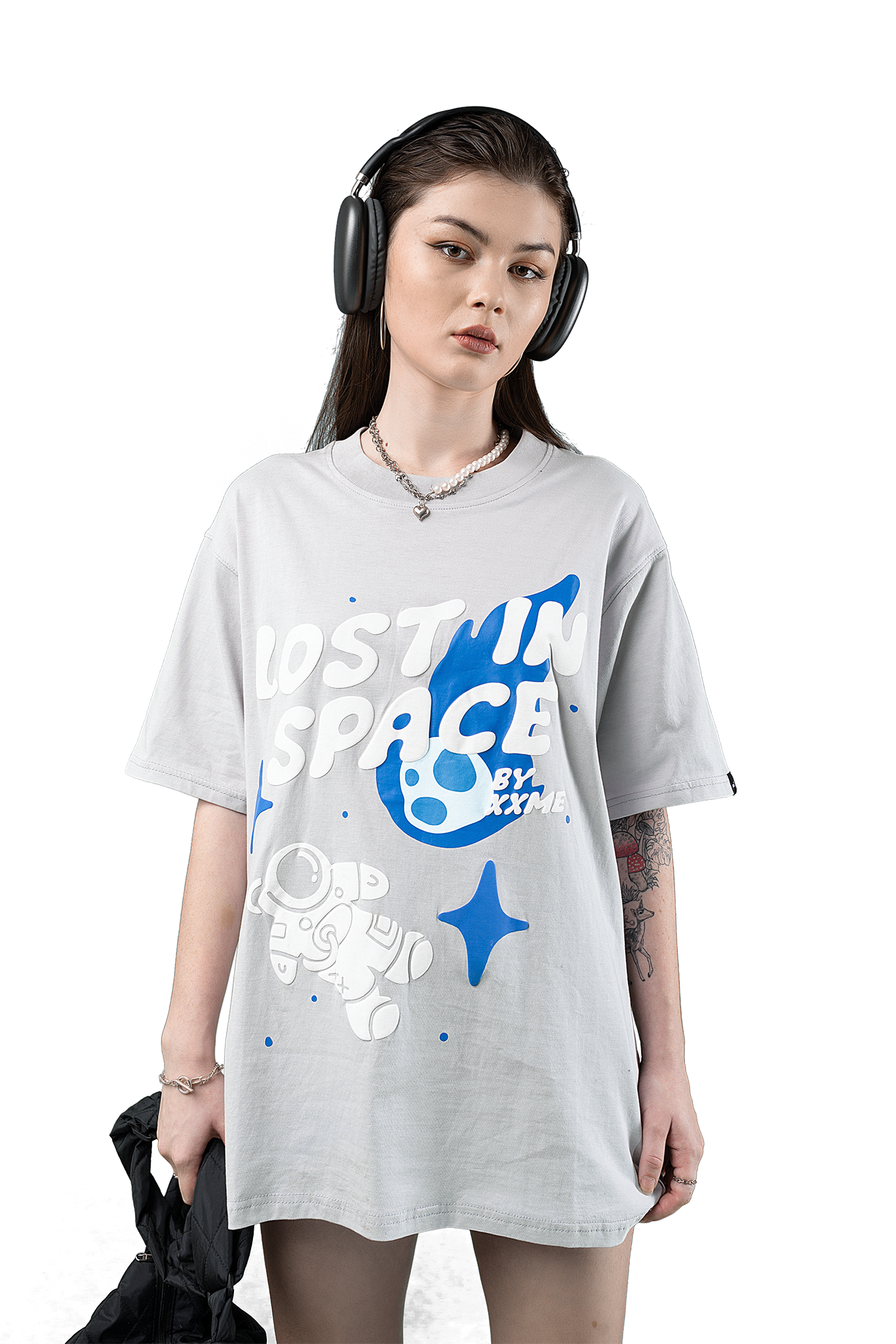 Áo Thun Lost In Space - Gray