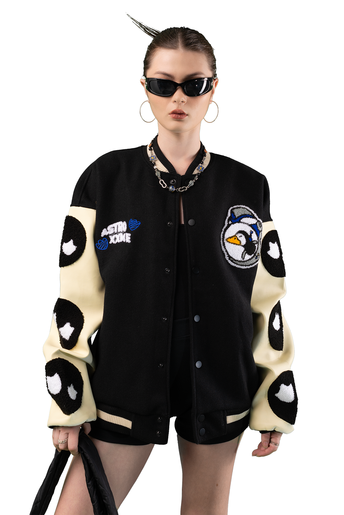 Áo Khoác Astro Weeé Varsity - Black