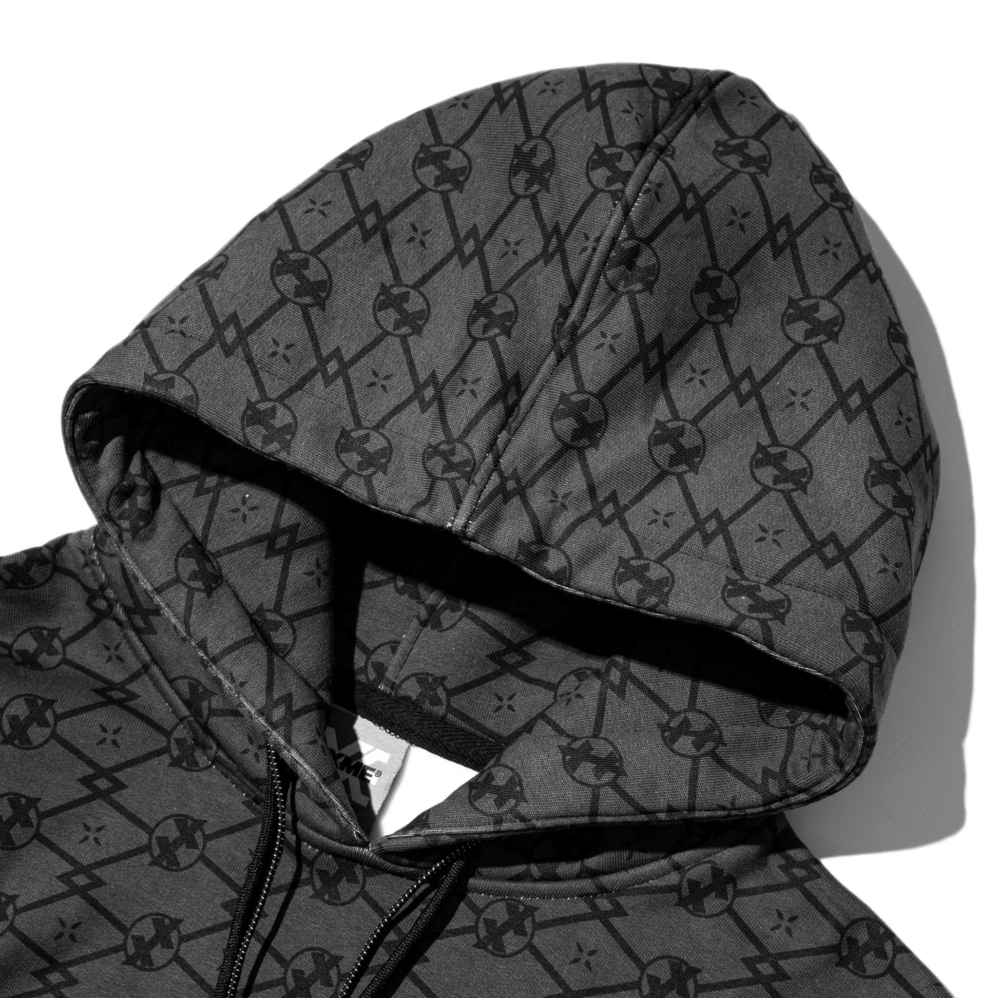 Áo Hoodie X2 Monogram - Gray
