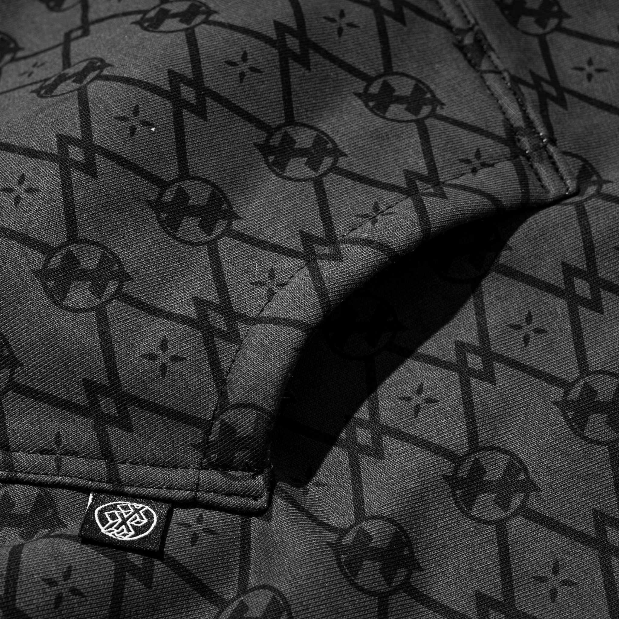 Áo Hoodie X2 Monogram - Gray