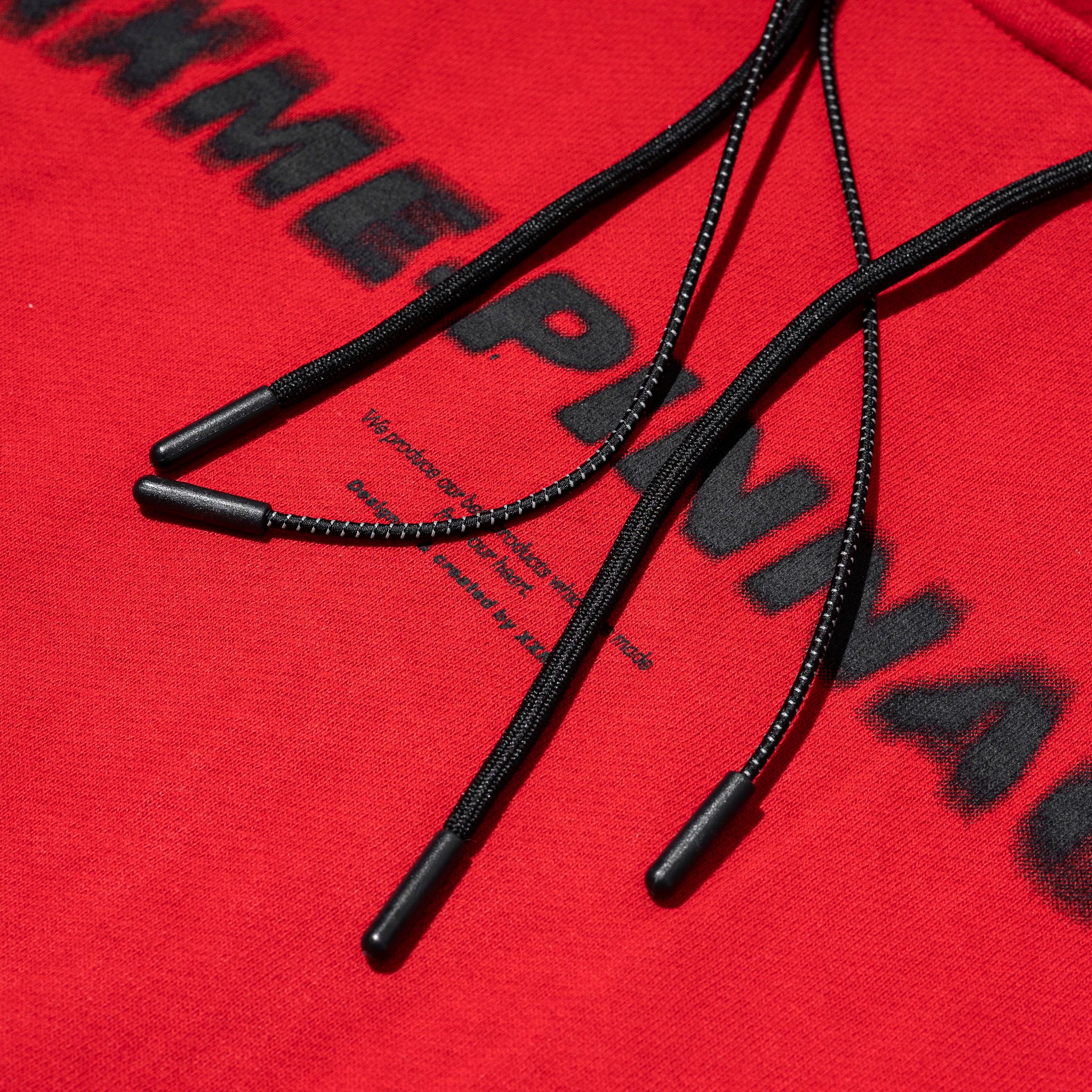 Áo Khoác Blur Hoodie - Red