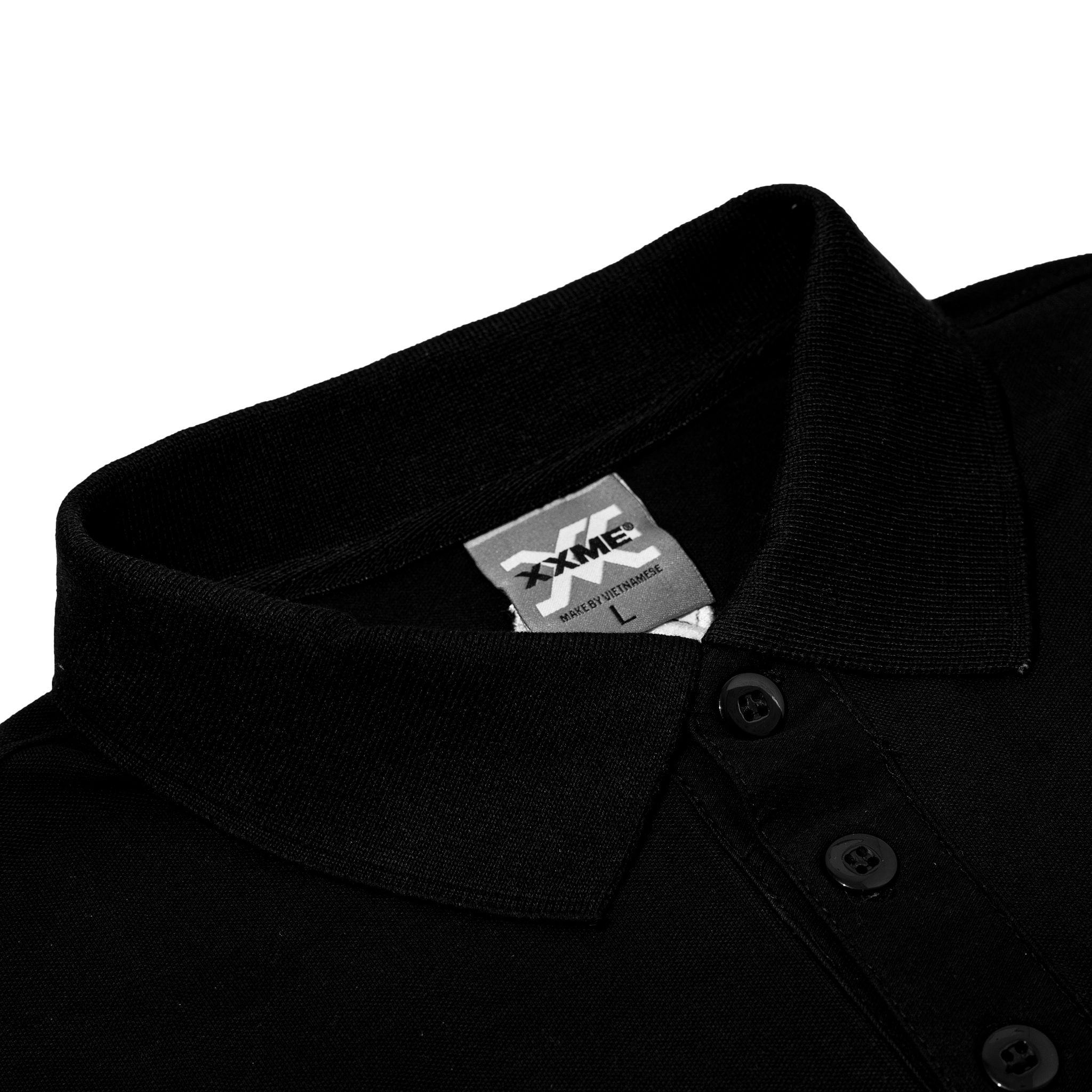 Áo Thun Cổ Trụ XXME - Black