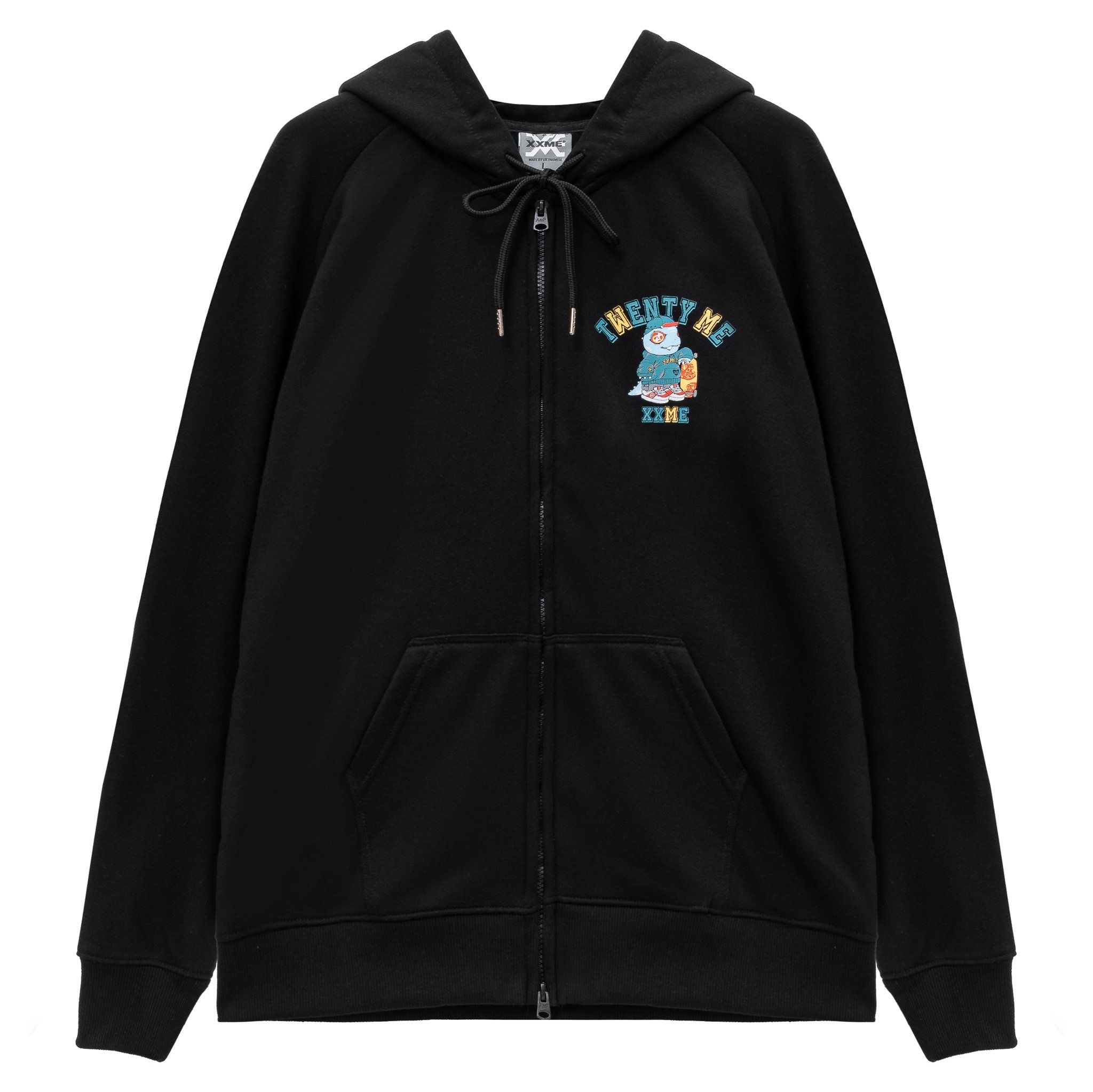 Áo Hoodie Academy Zip Up - Black