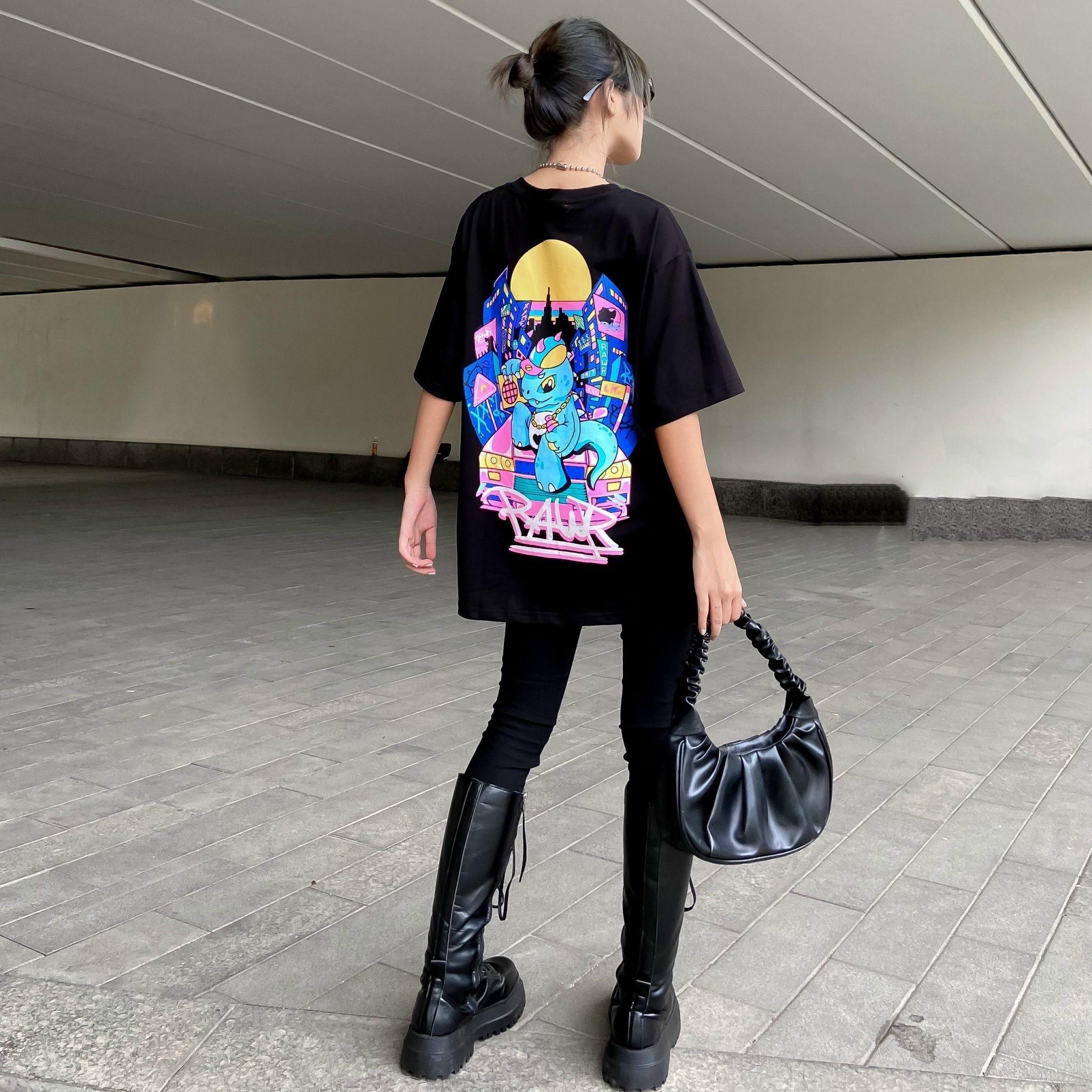 Áo Thun RAWR Brum Brum Tee - Black