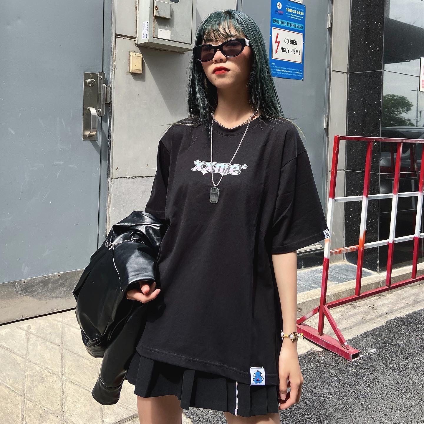  Áo Thun Big Logo Twinkle Tshirt - Black 