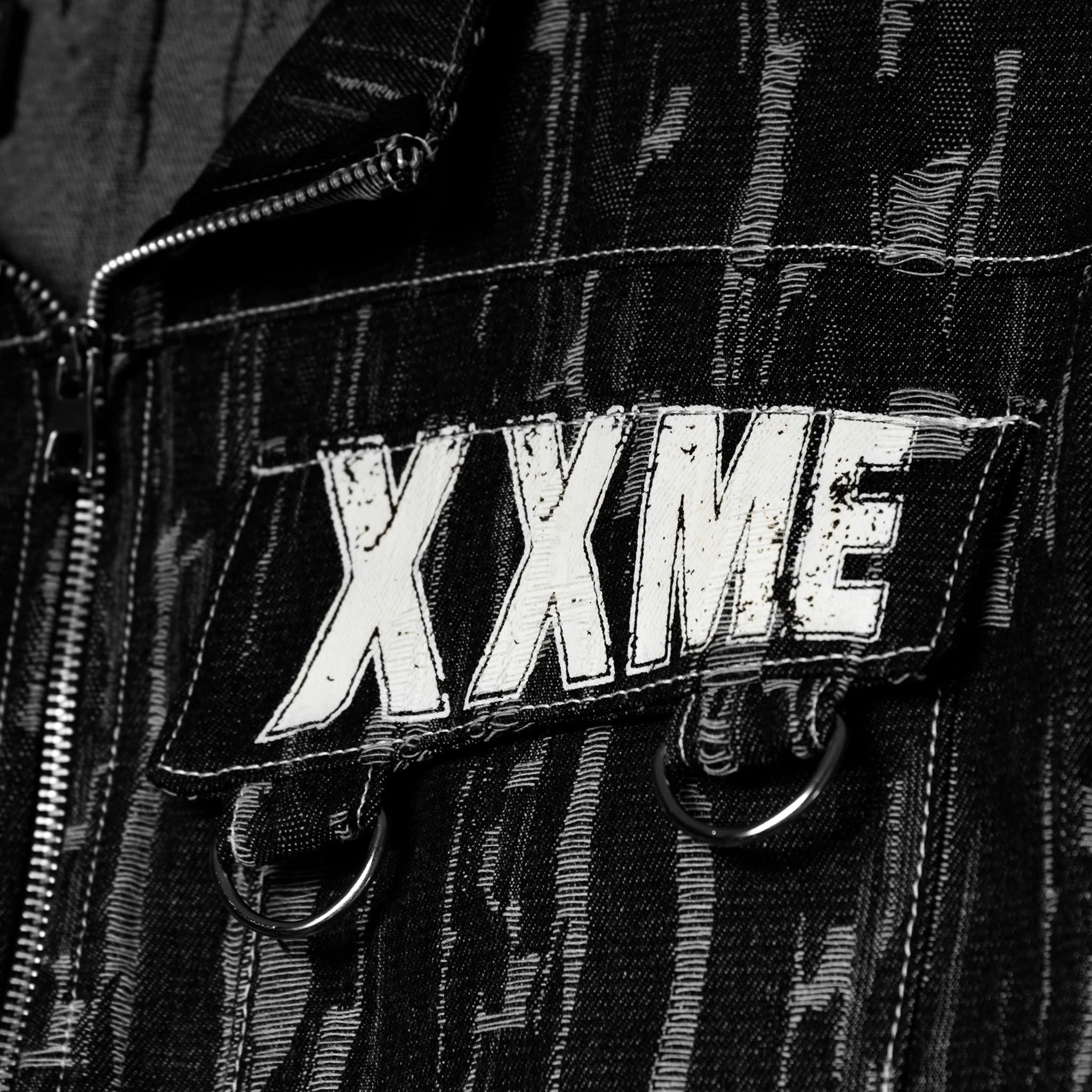 Áo Khoác XXME Glitch Jacket Denim - Black