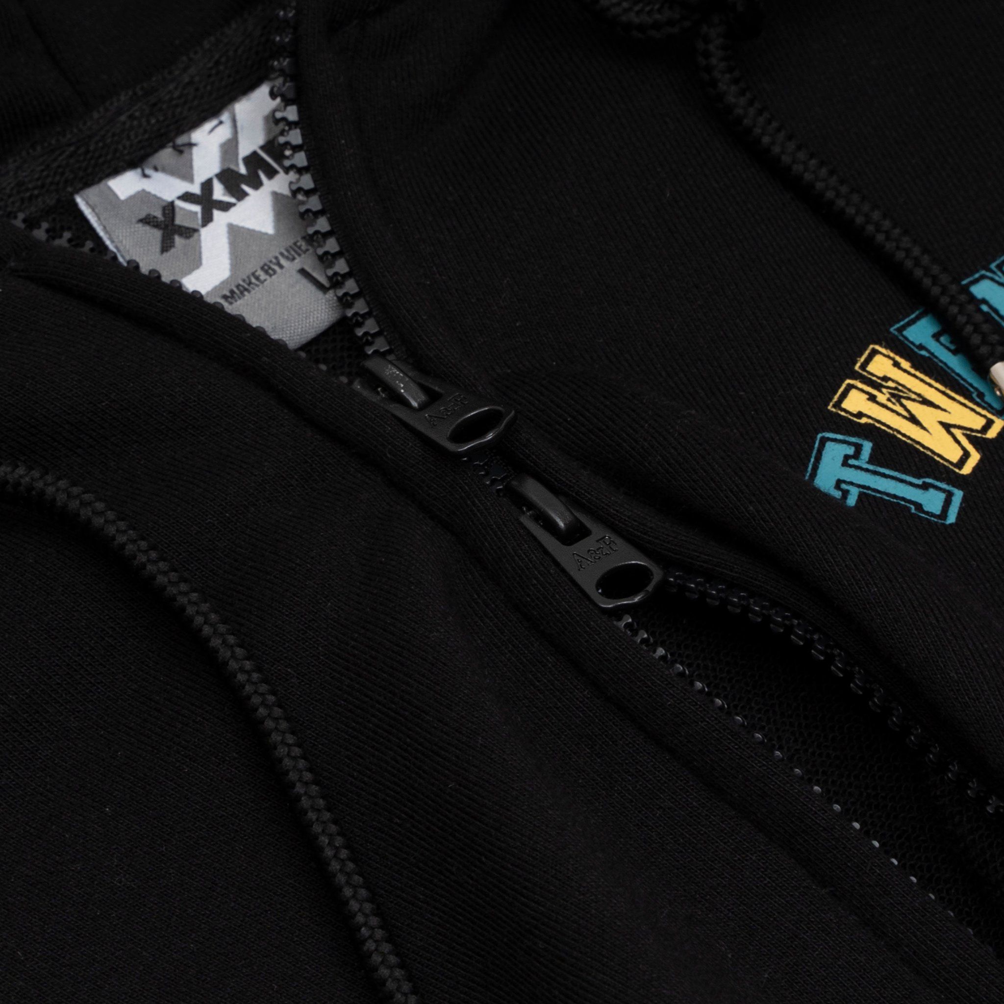 Áo Hoodie Academy Zip Up - Black