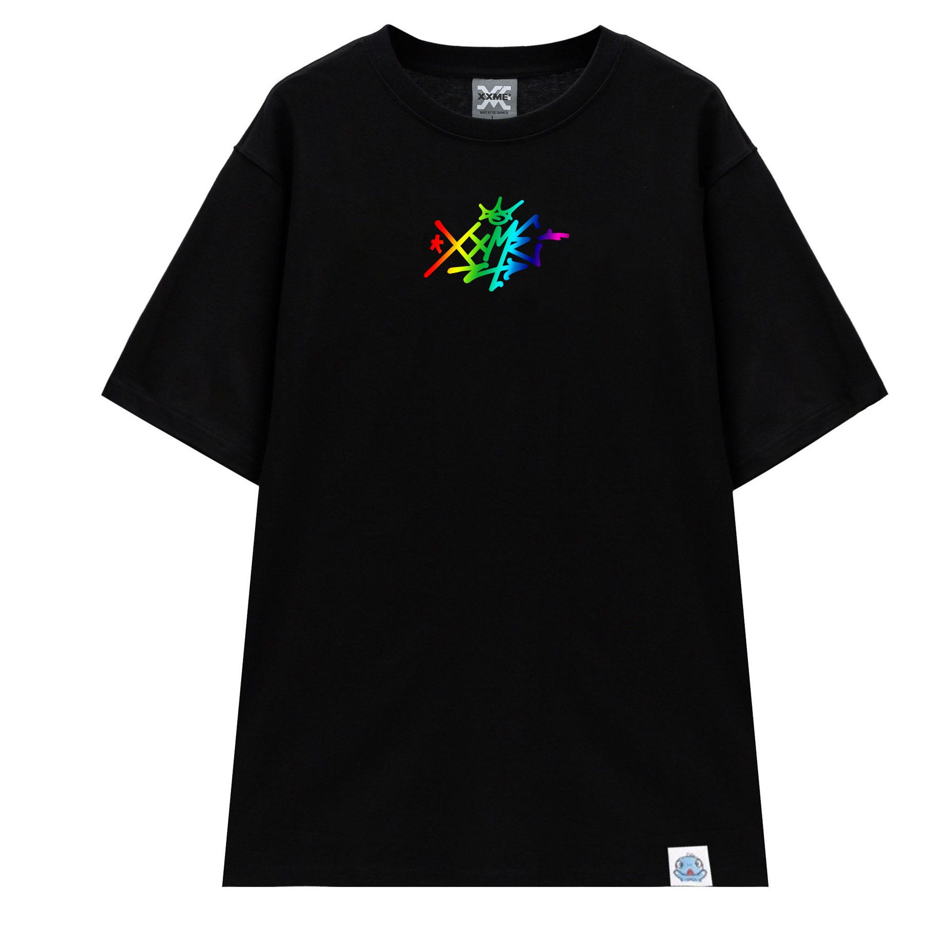 Áo Thun Rainbow Icon - Black