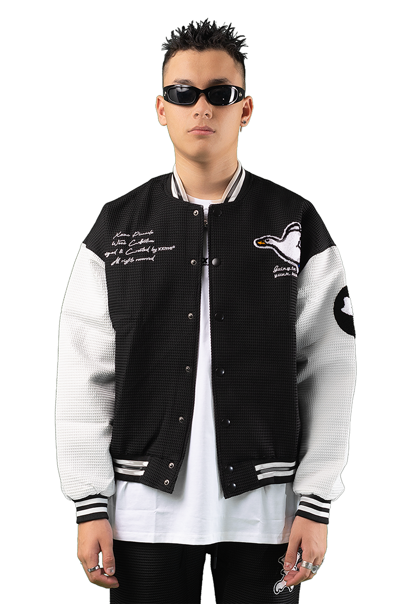 Áo Khoác The Weeé Varsity - Black