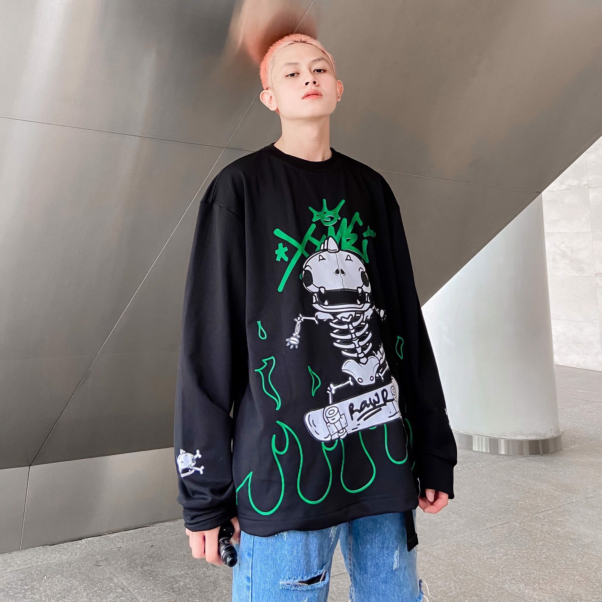 Inside RAWR Sweater - Black