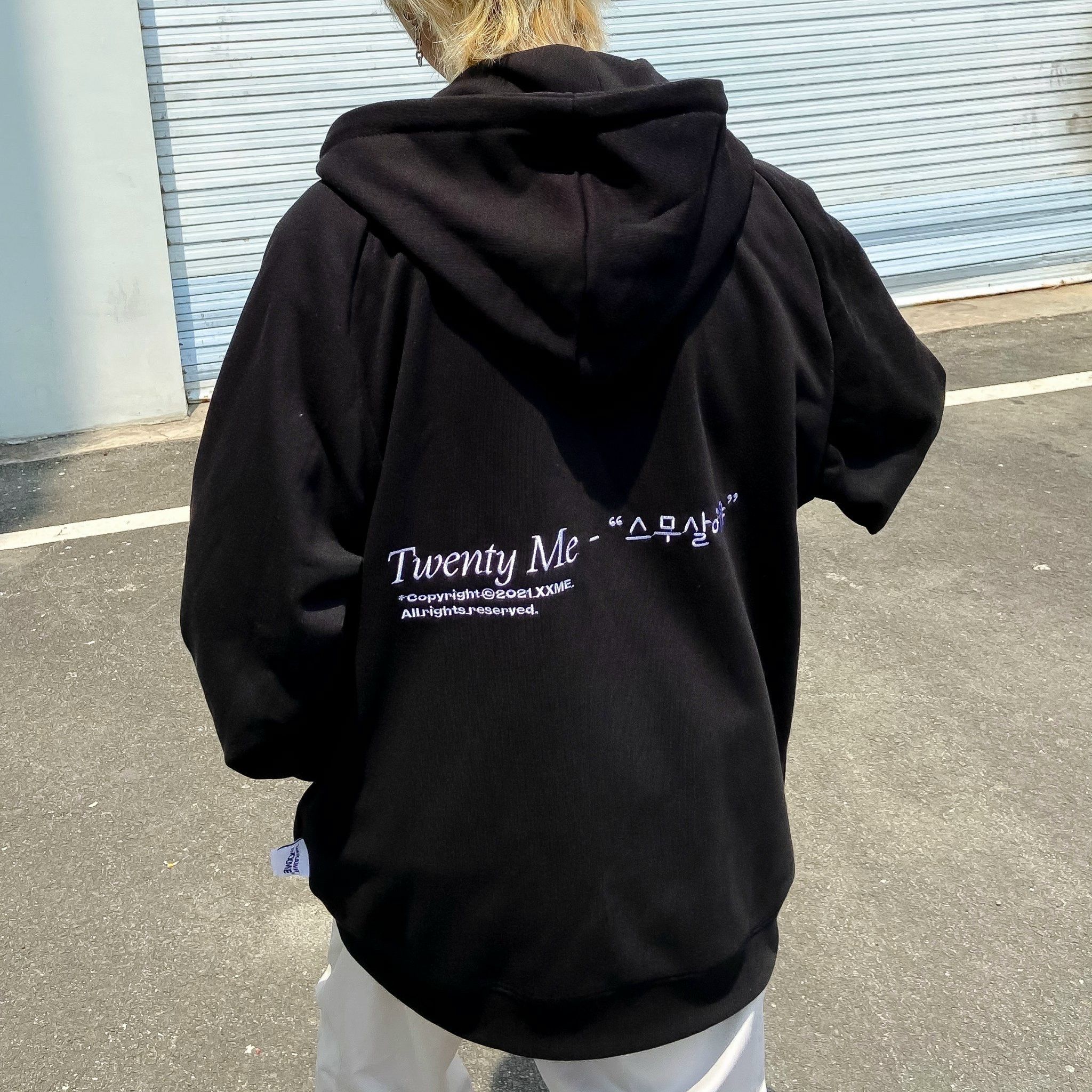 Áo Hoodie Academy Zip Up - Black