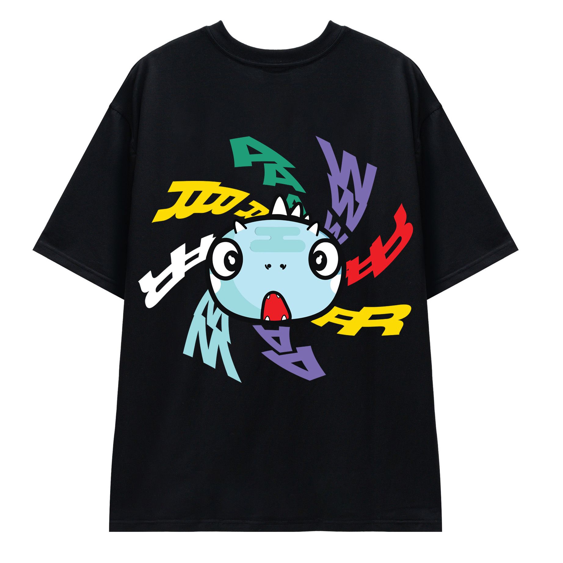 Áo Thun RAWR Circle Tshirt - Black