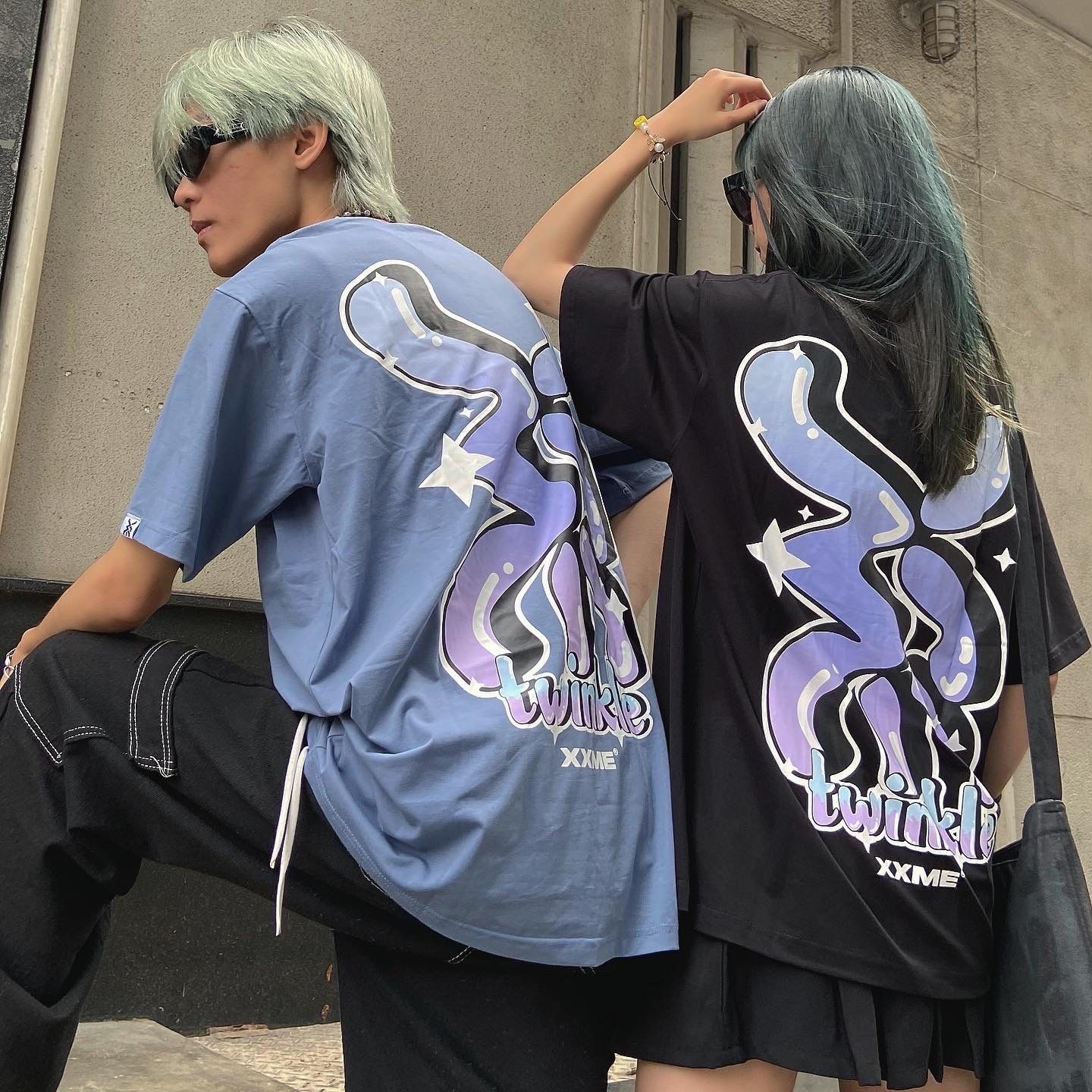 Áo Thun Big Logo Twinkle Tshirt - Steel