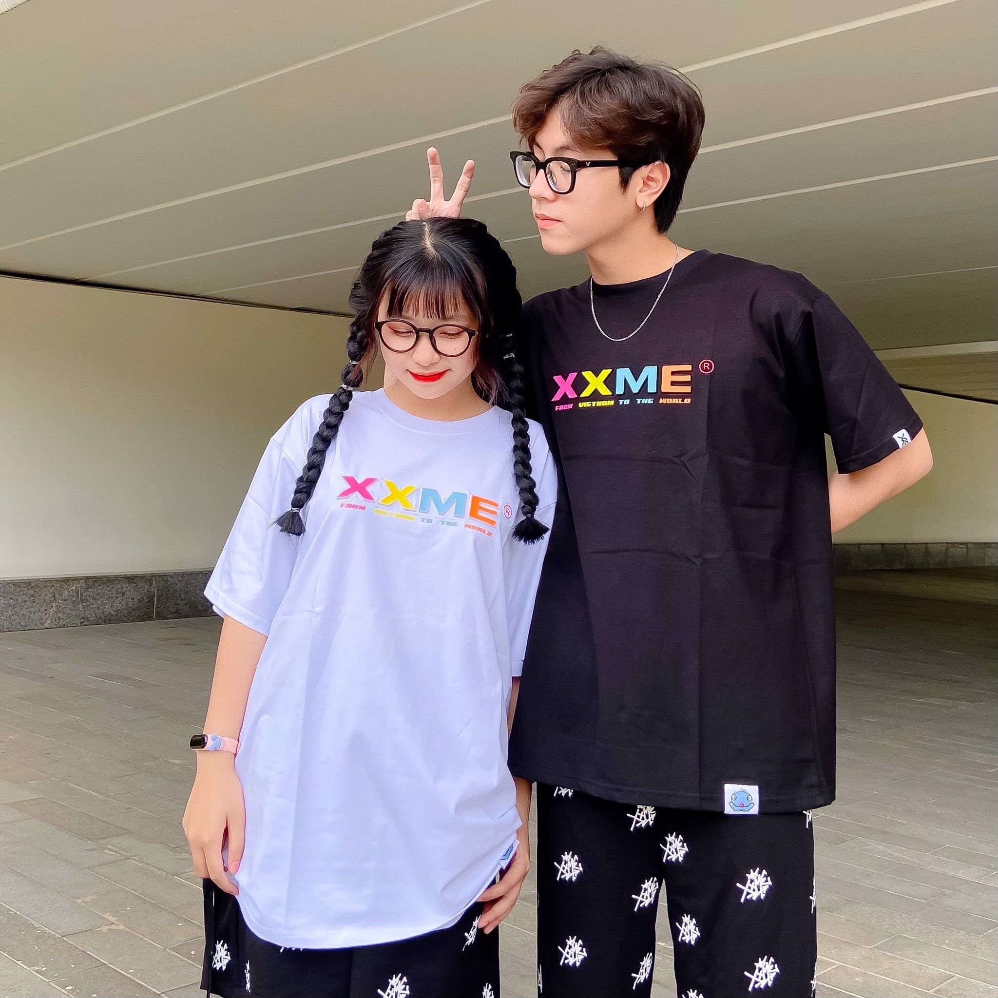 Áo Thun 3D Color XXME Tee - White