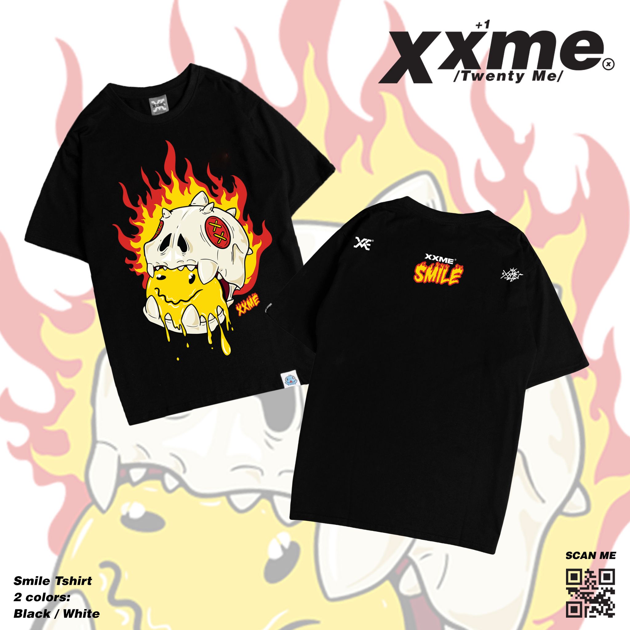 X-RAY RAWR Smile Tee - Black