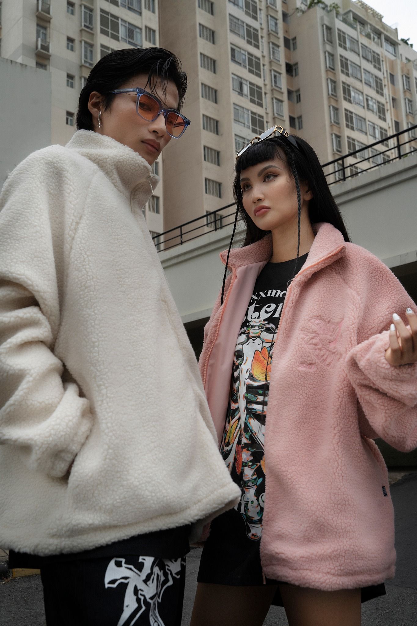 Áo Khoác Global Fleece - Pink
