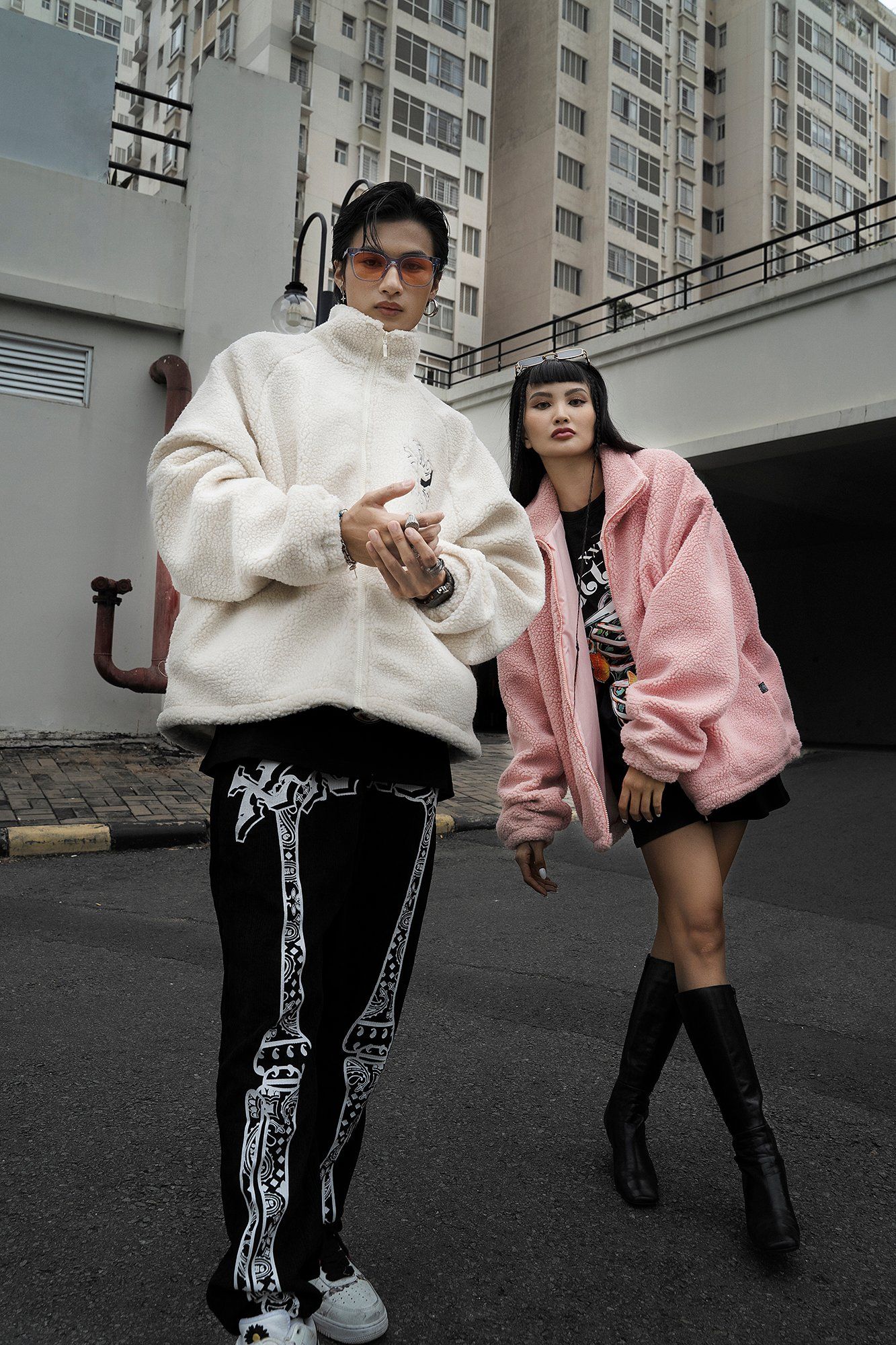 Áo Khoác Global Fleece - Pink