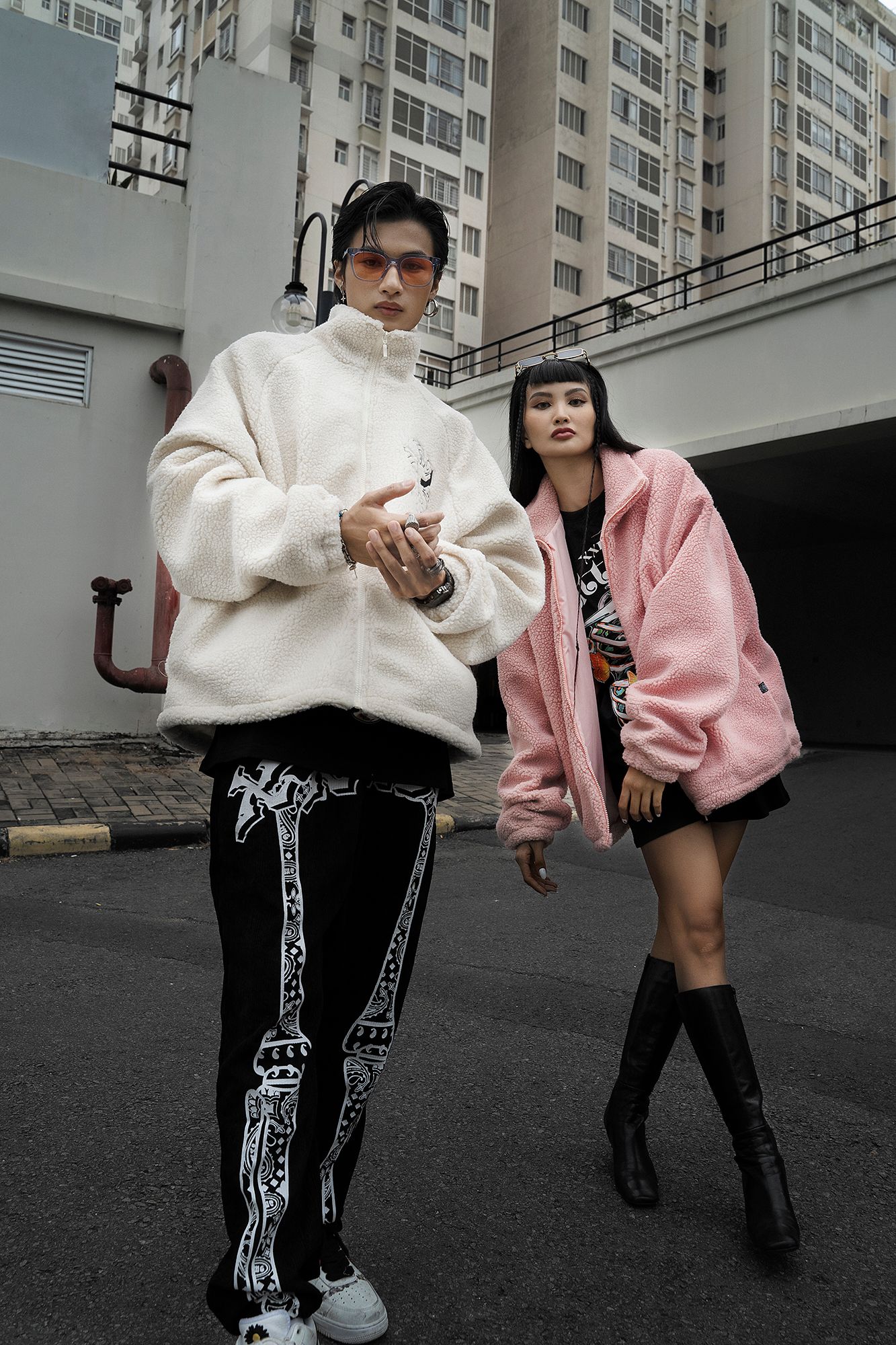 Áo Khoác Global Fleece - Beige