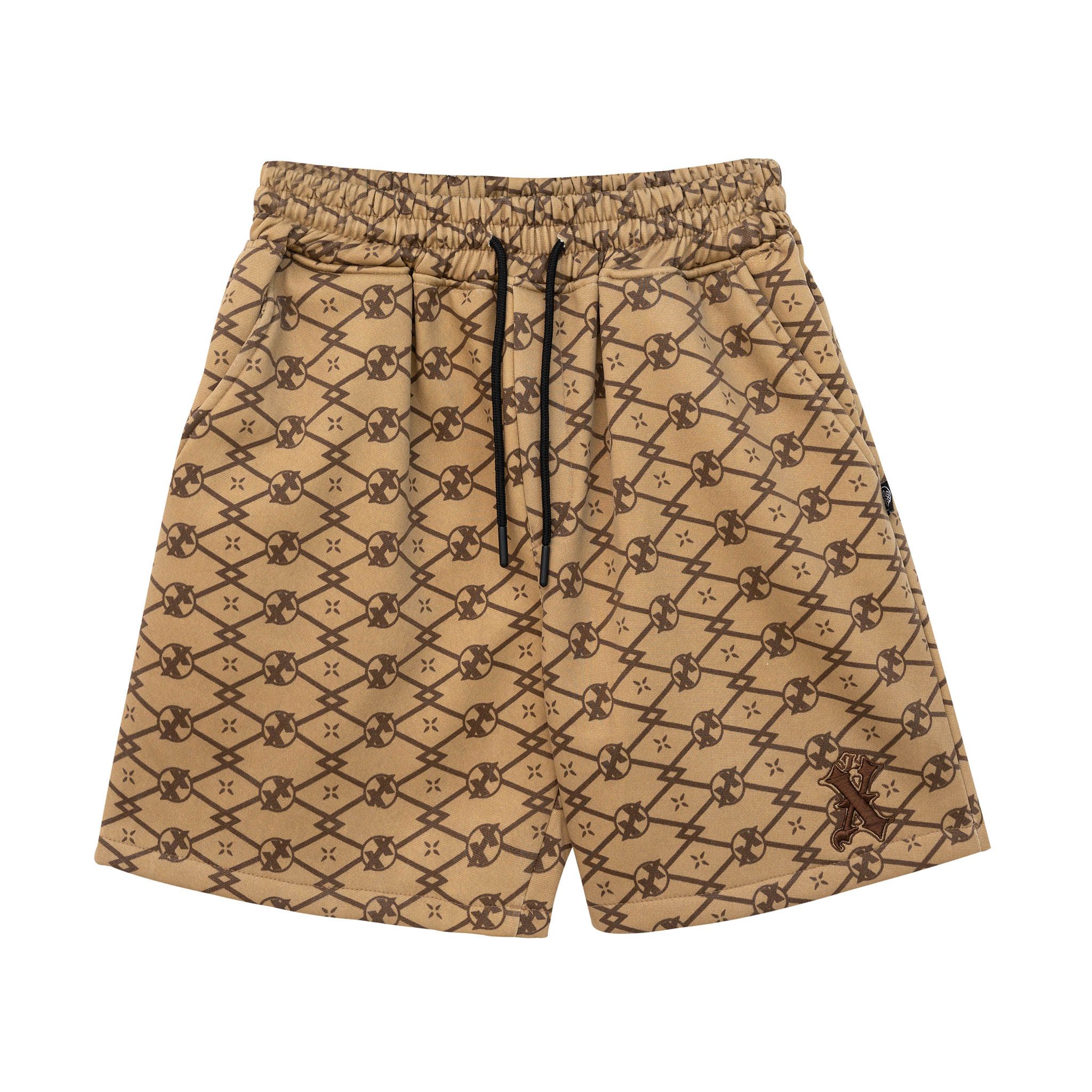  Quần Ngắn X2 Monogram - Beige 