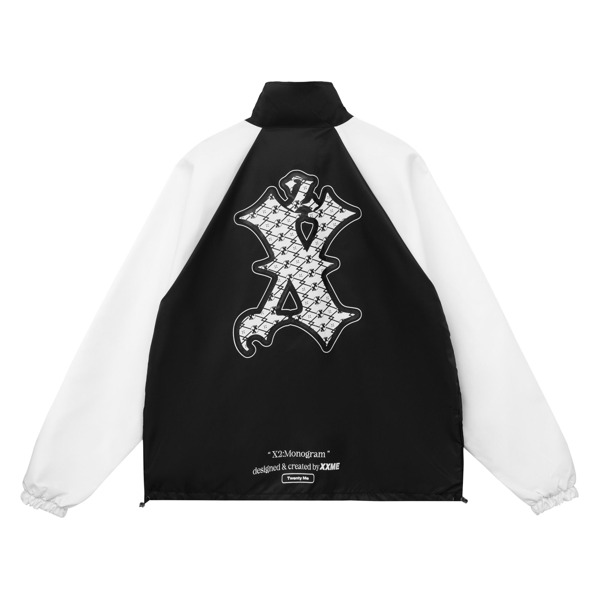 Áo Khoác Logo Monogram Raglan – Black