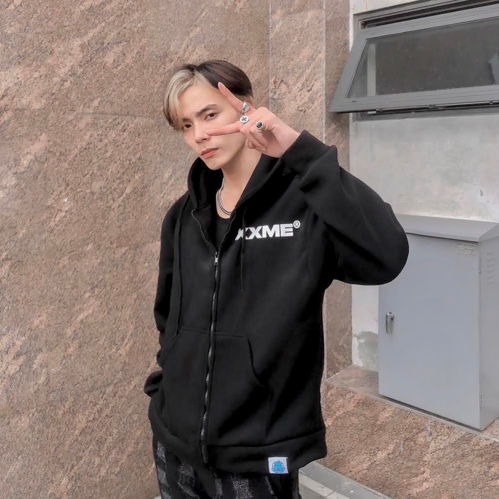 Icon Hoodie Zip up - Black