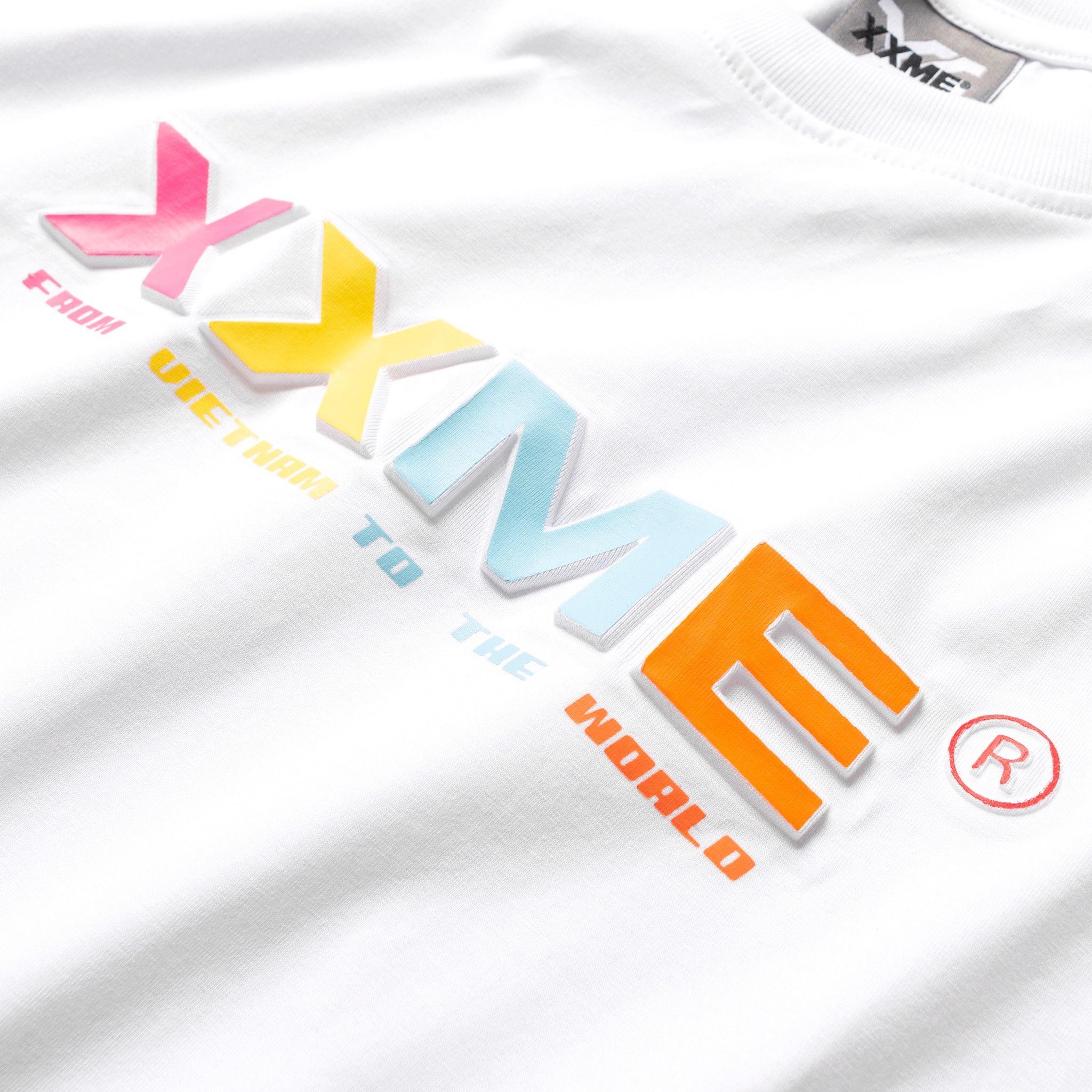 Áo Thun 3D Color XXME Tee - White
