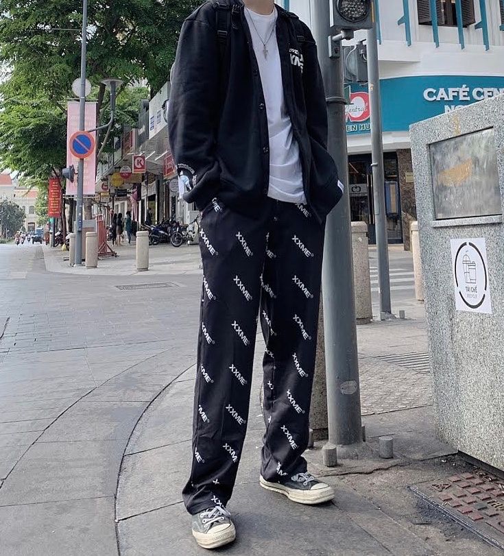Logo XXME Long Pants - Black
