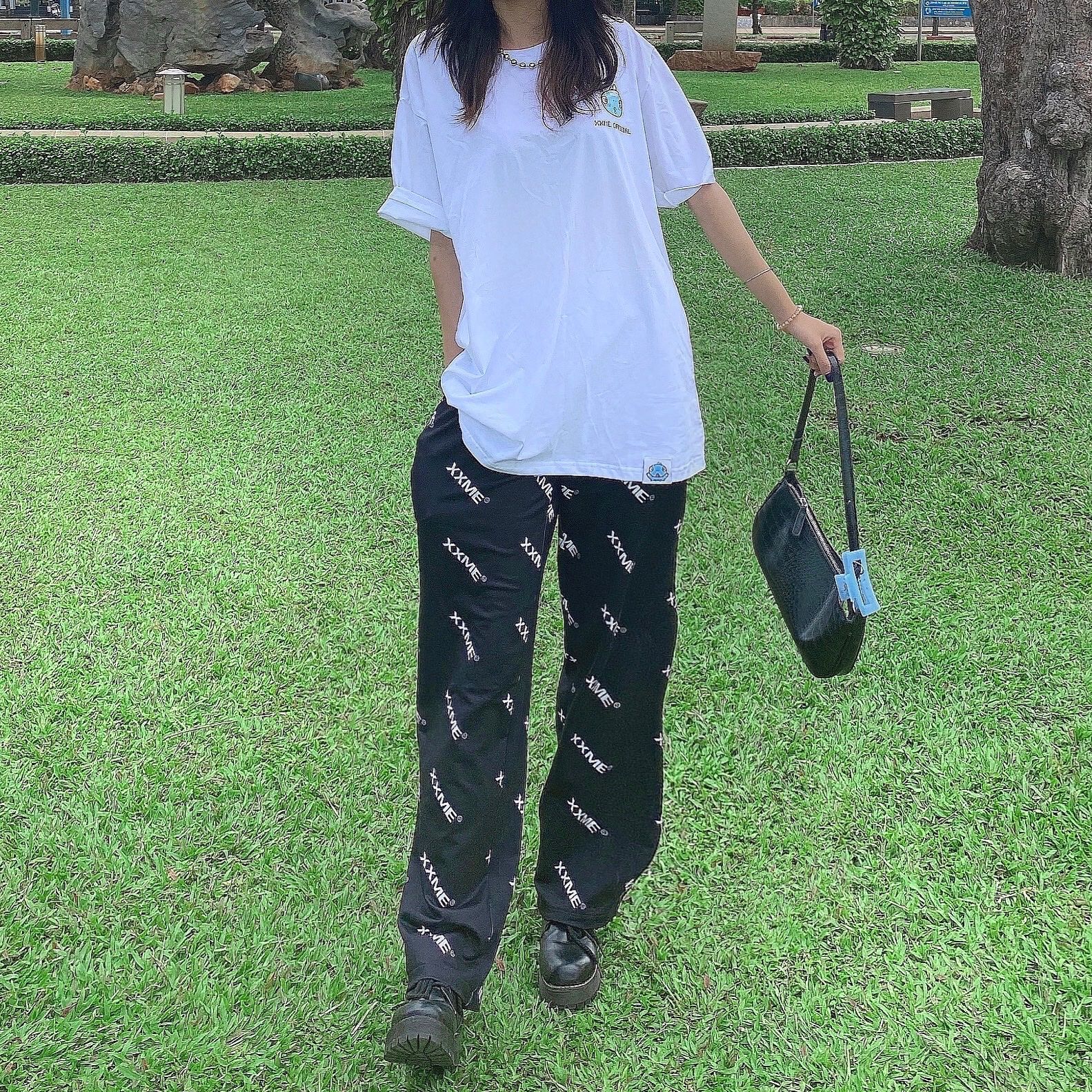 Logo XXME Long Pants - Black