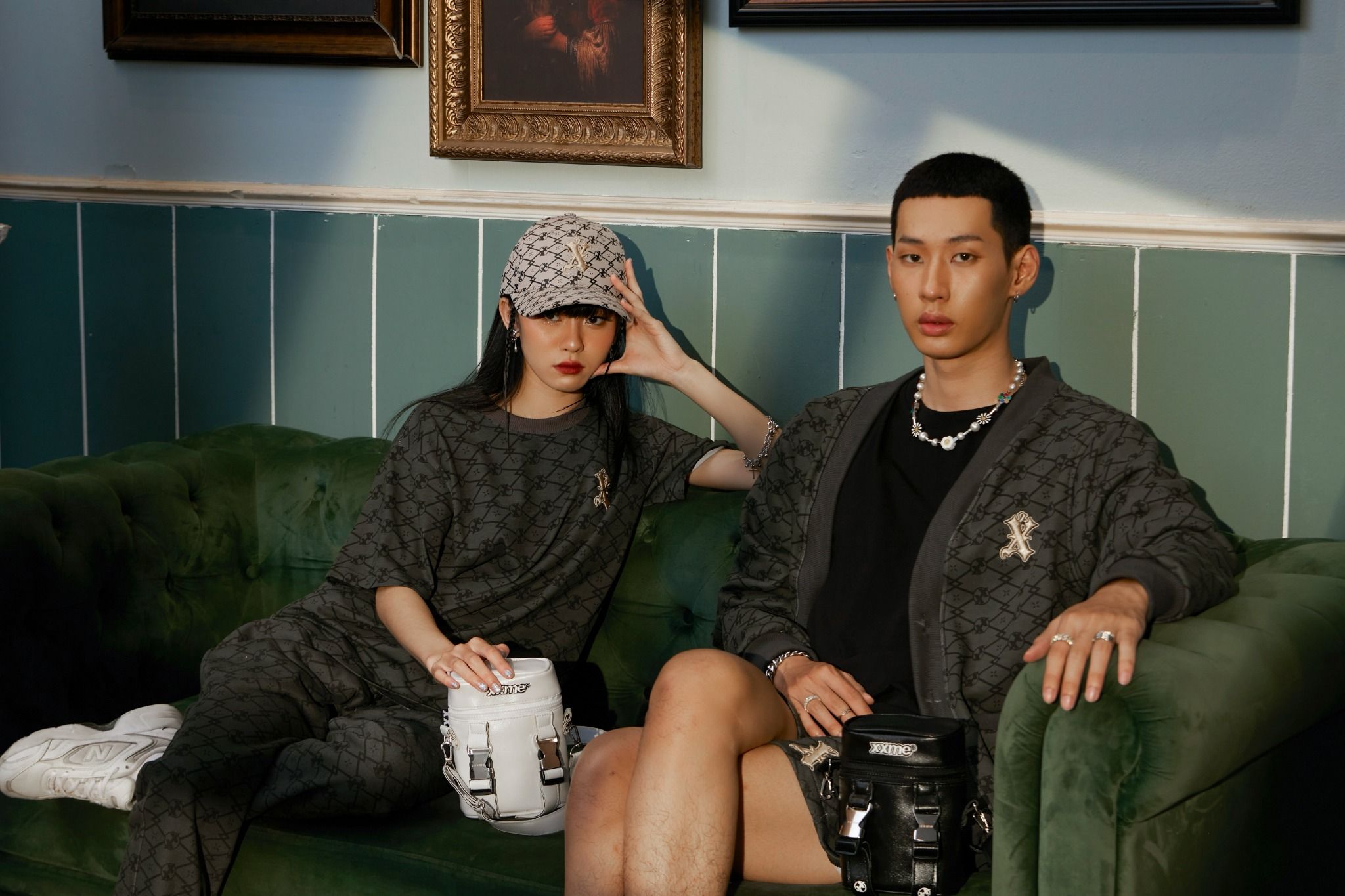 Áo Thun X2 Monogram - Gray