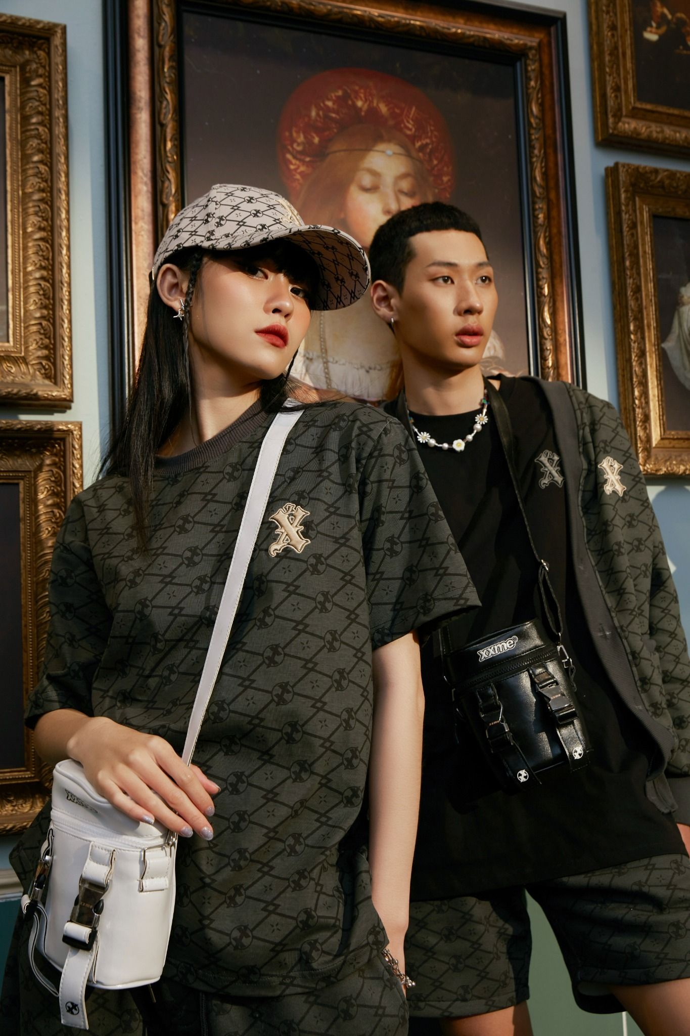 Áo Thun X2 Monogram - Gray