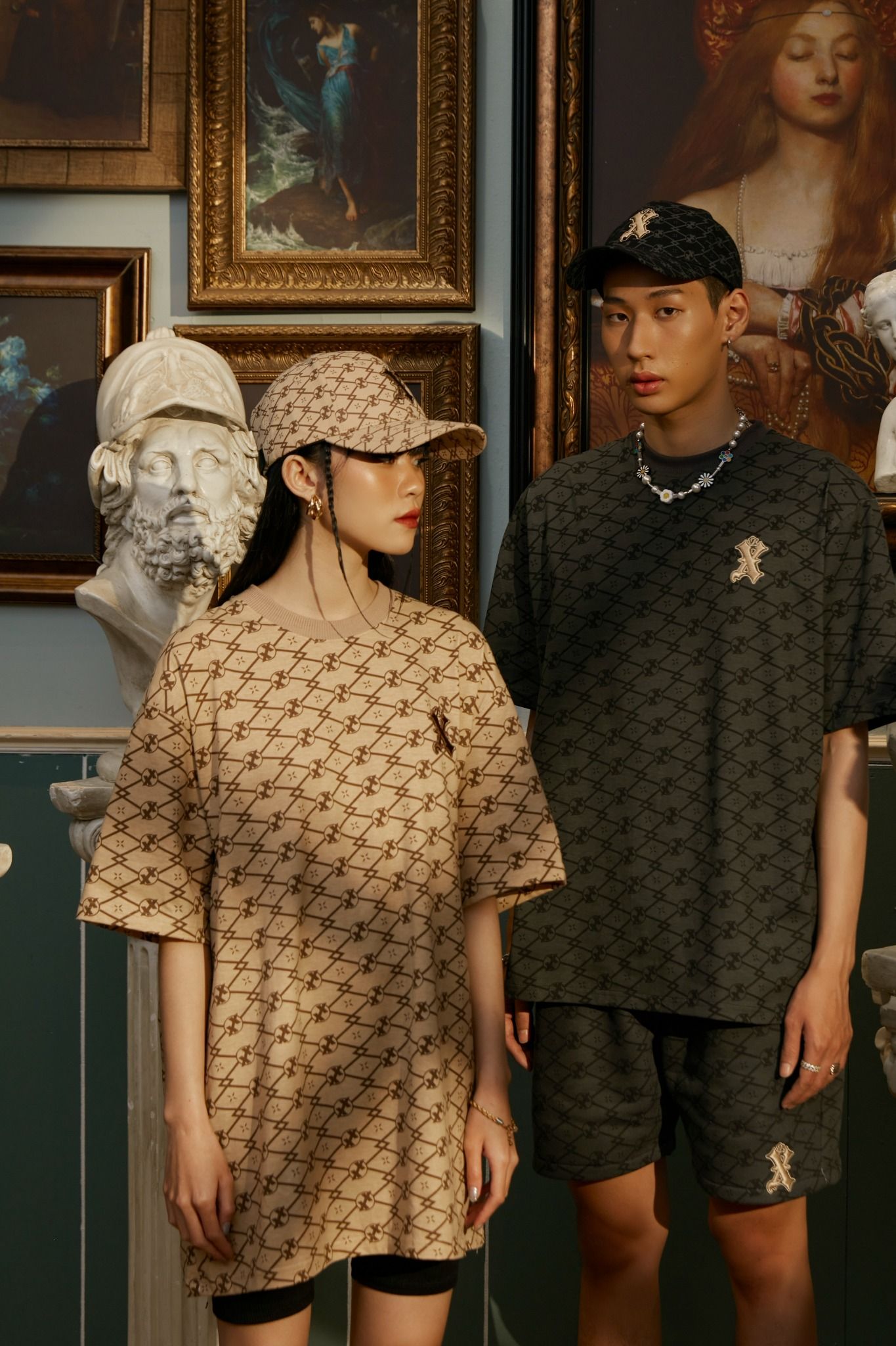 Quần Ngắn X2 Monogram - Gray
