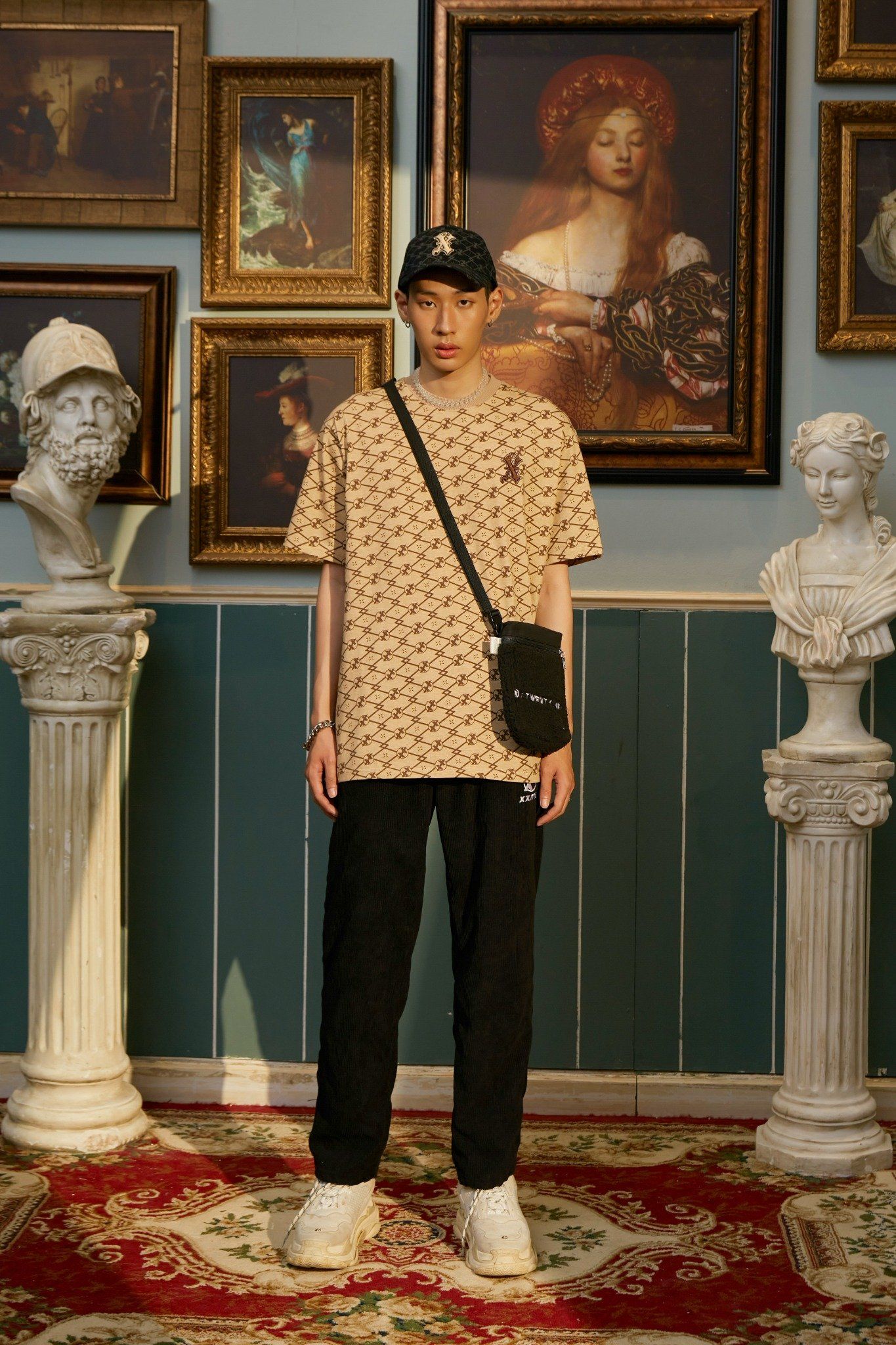 Áo Thun X2 Monogram - Beige