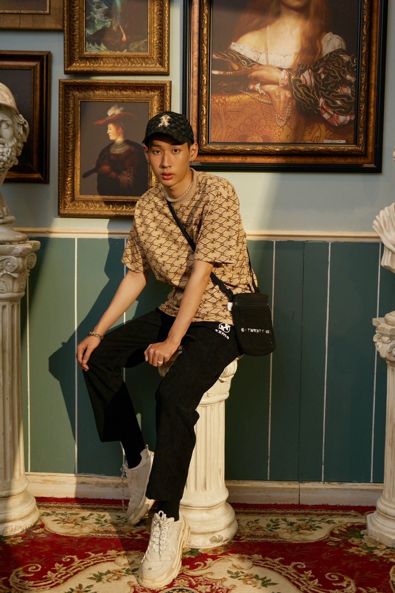 Áo Thun X2 Monogram - Beige