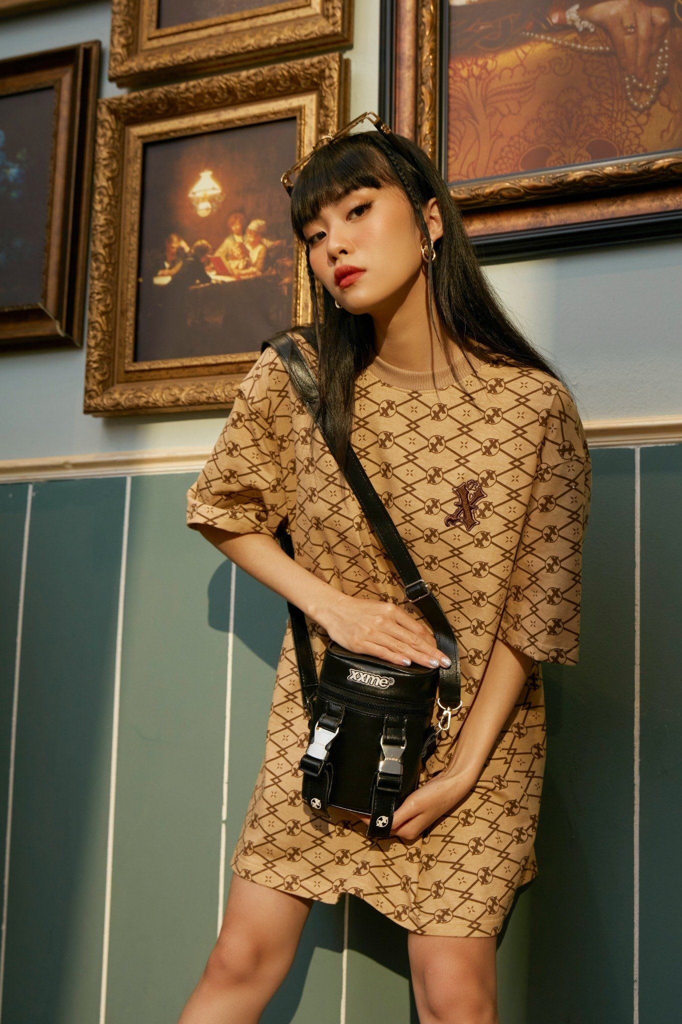 Áo Thun X2 Monogram - Beige