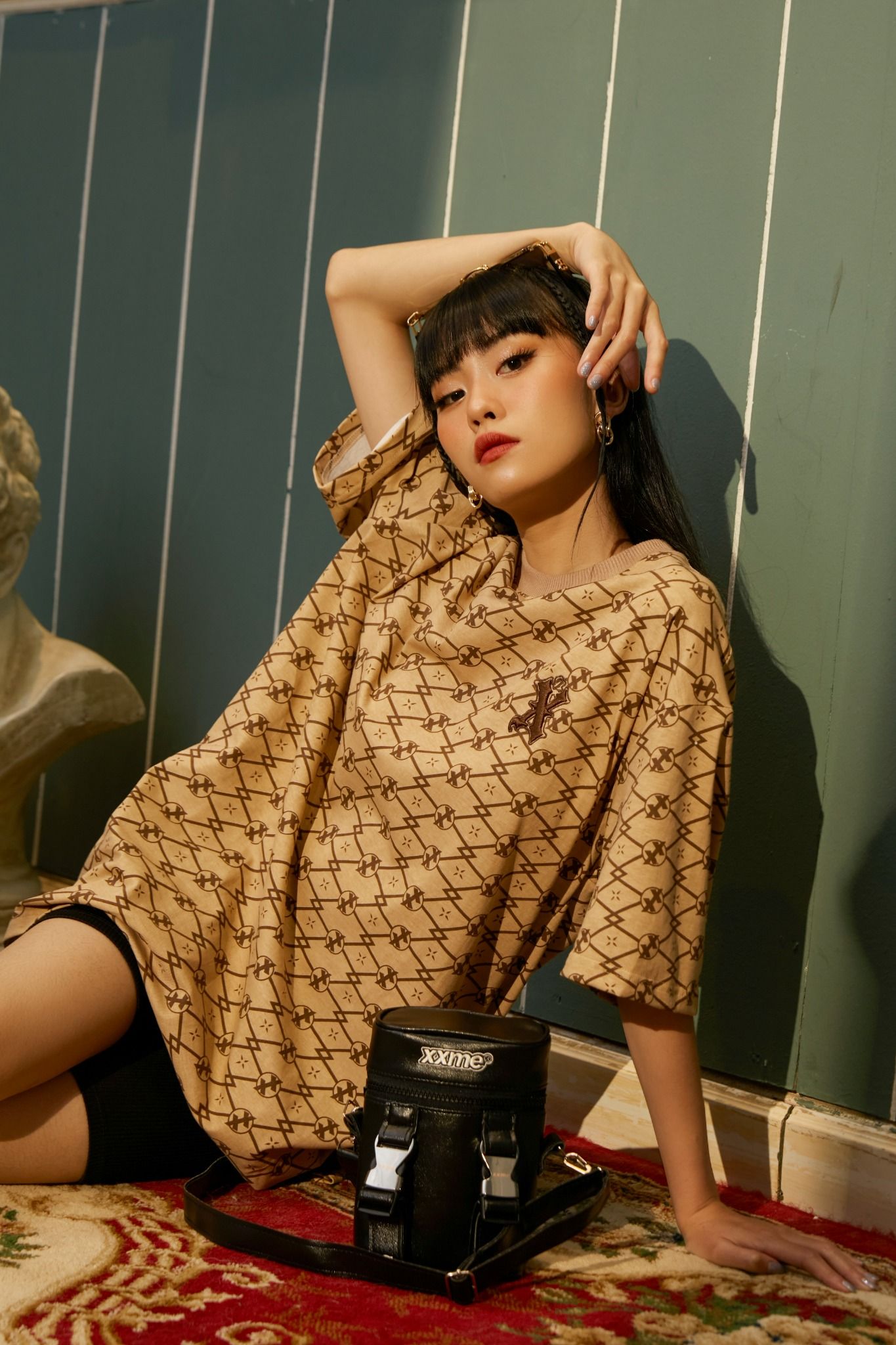 Áo Thun X2 Monogram - Beige