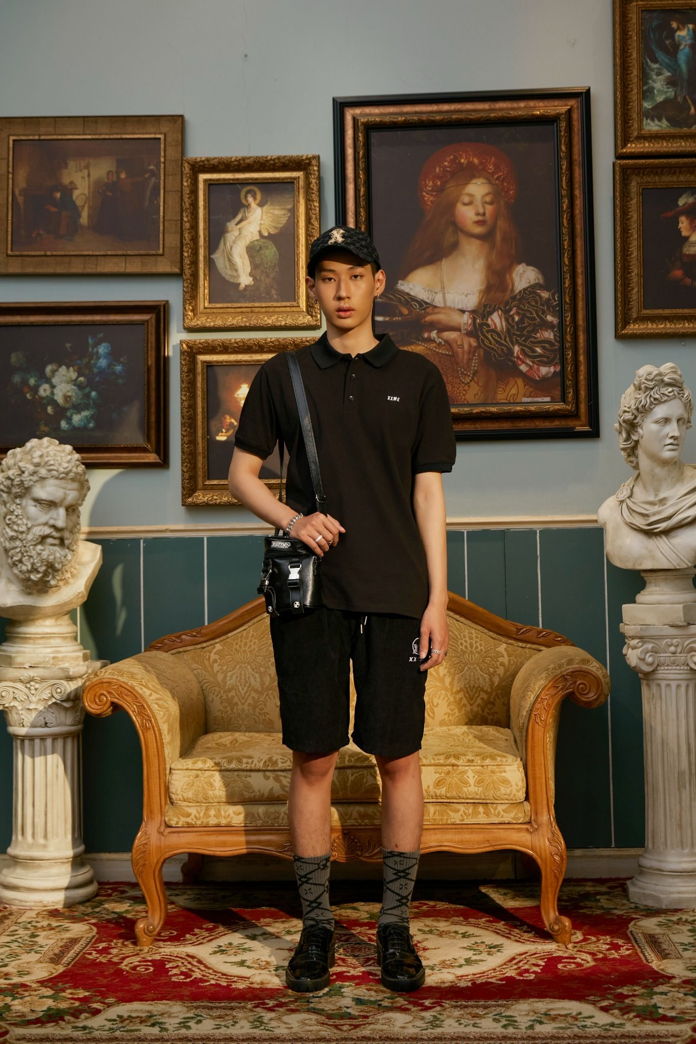 Nón X2 Monogram - Black